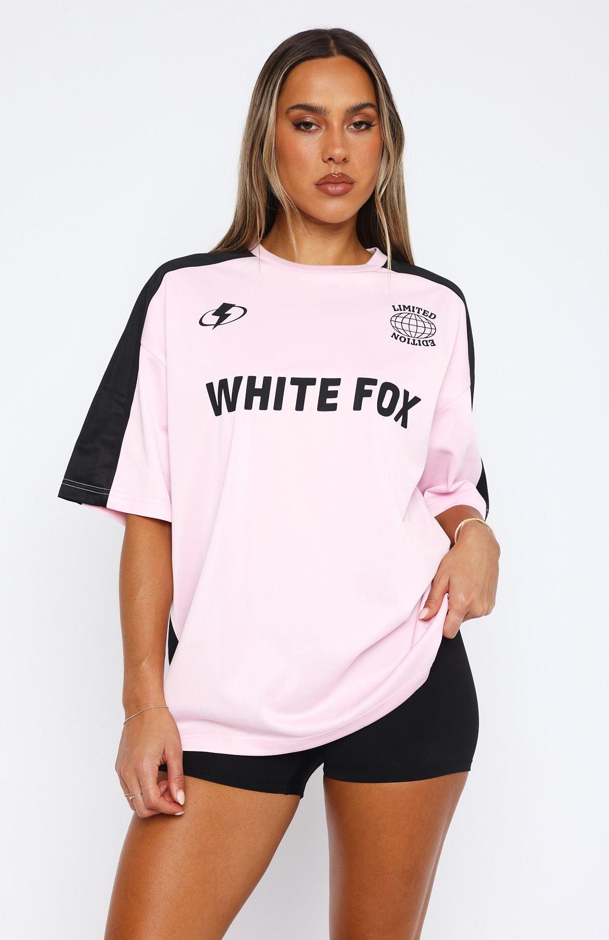 Checking Up On You Oversized Jersey Light Pink Product Image