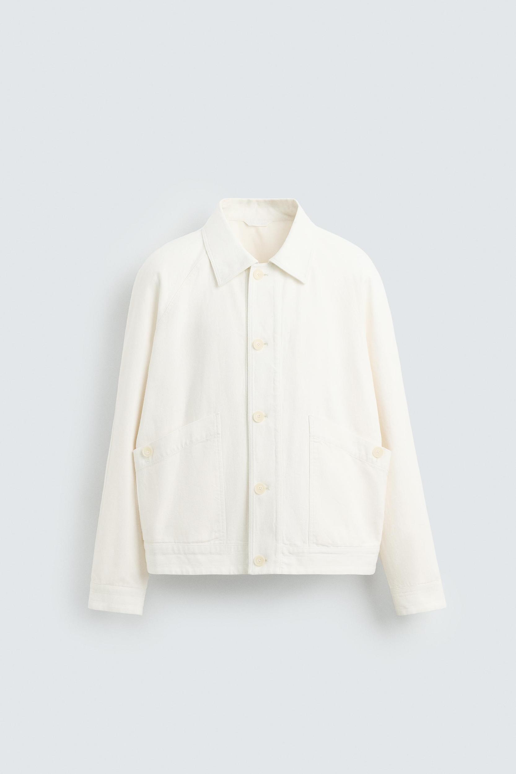 LINEN-COTTON JACKET Product Image