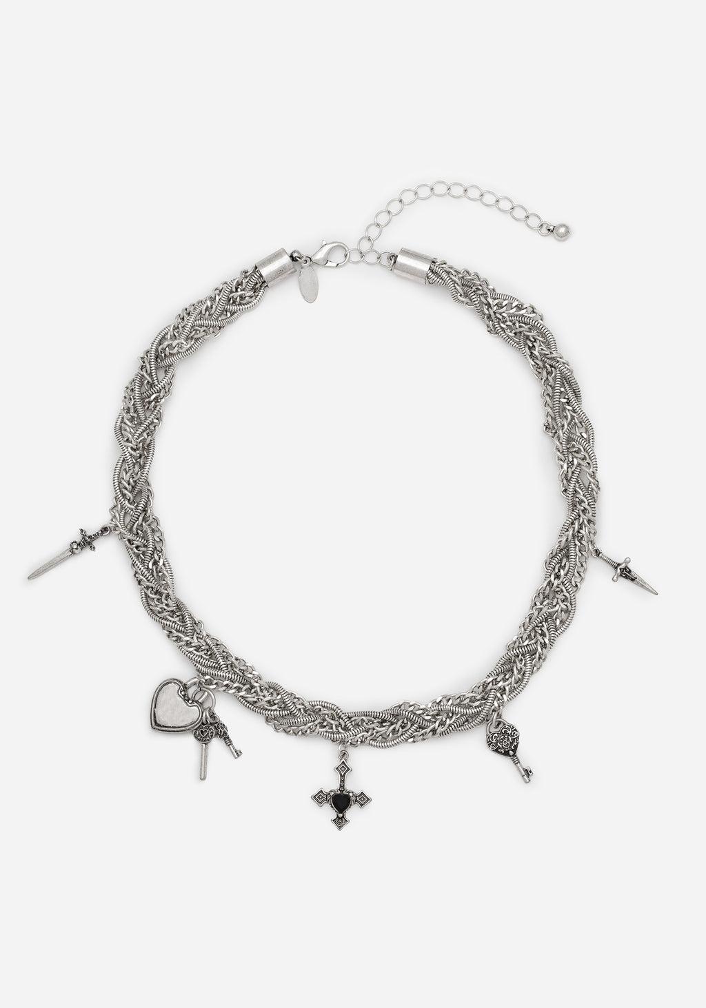 Eilir Twisted Vintage Charm Necklace Product Image