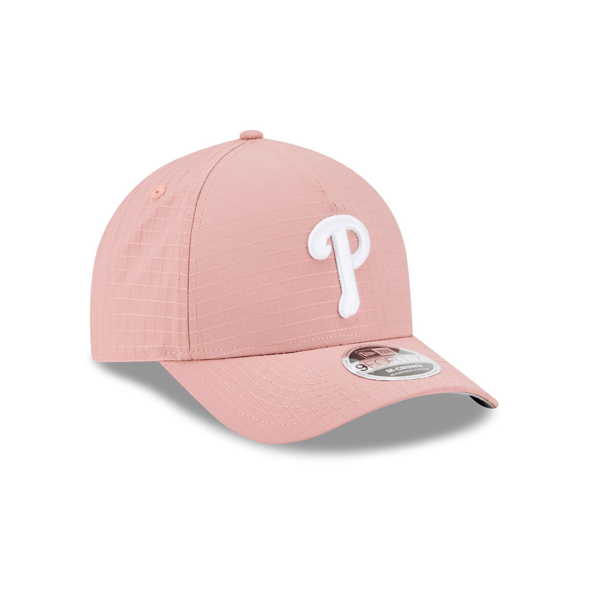 Philadelphia Phillies Pink Ripstop 9FORTY M-Crown A-Frame Snapback Hat Male Product Image