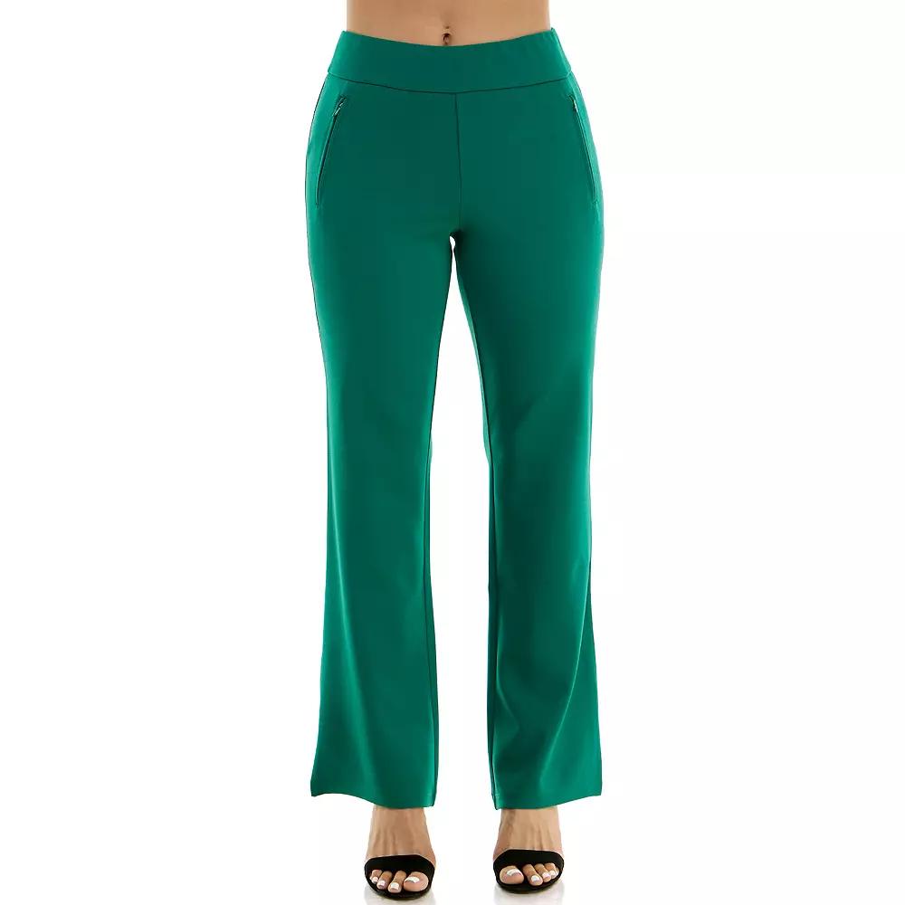 Women's Nina Leonard Classic Bell Bottom Pants,  Product Image