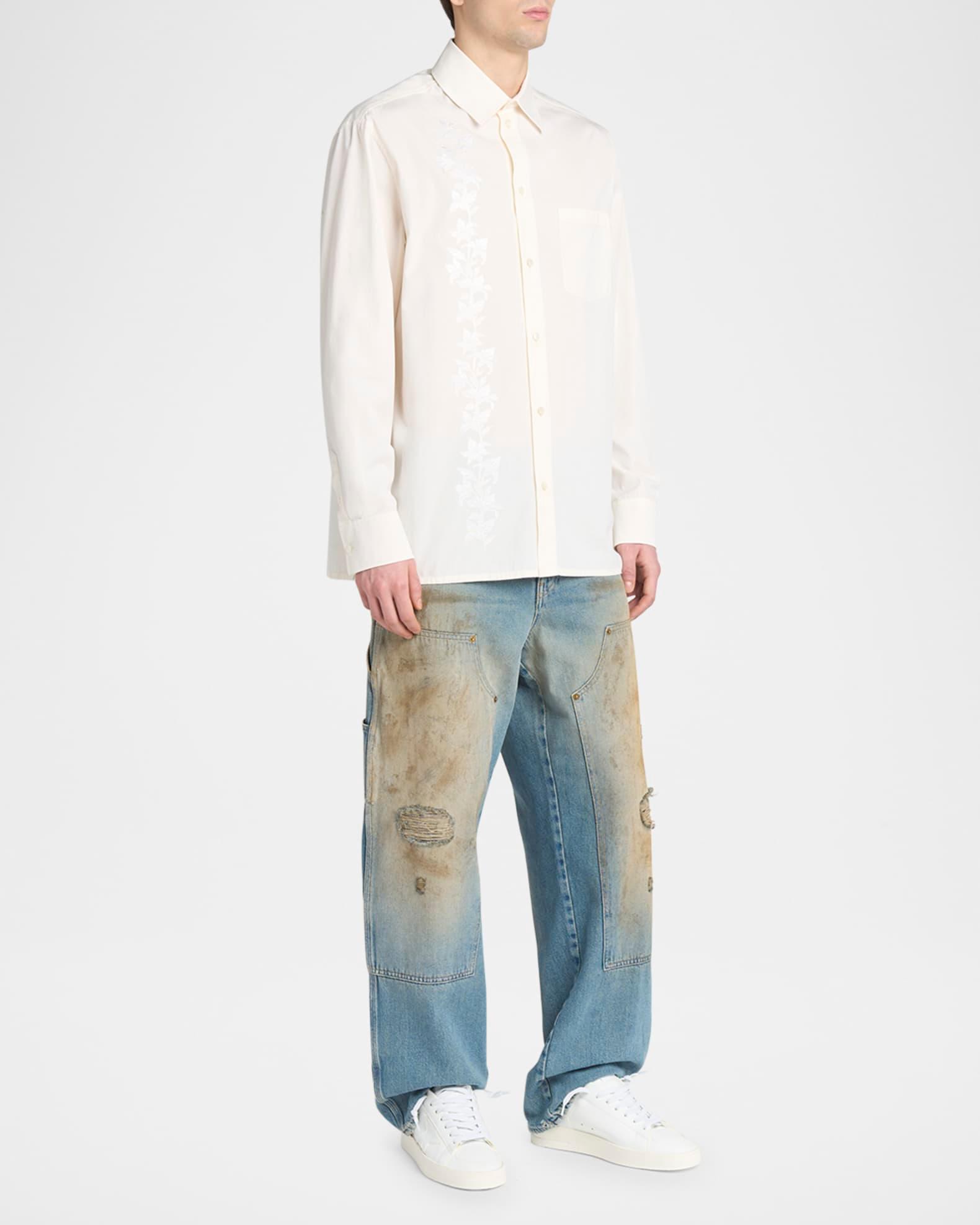 Men's Stardan Leather Low-Top Sneakers Product Image