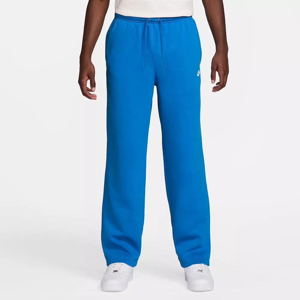 Nike Mens Club Open-Hem Fleece Pants | FN3730-451 Product Image