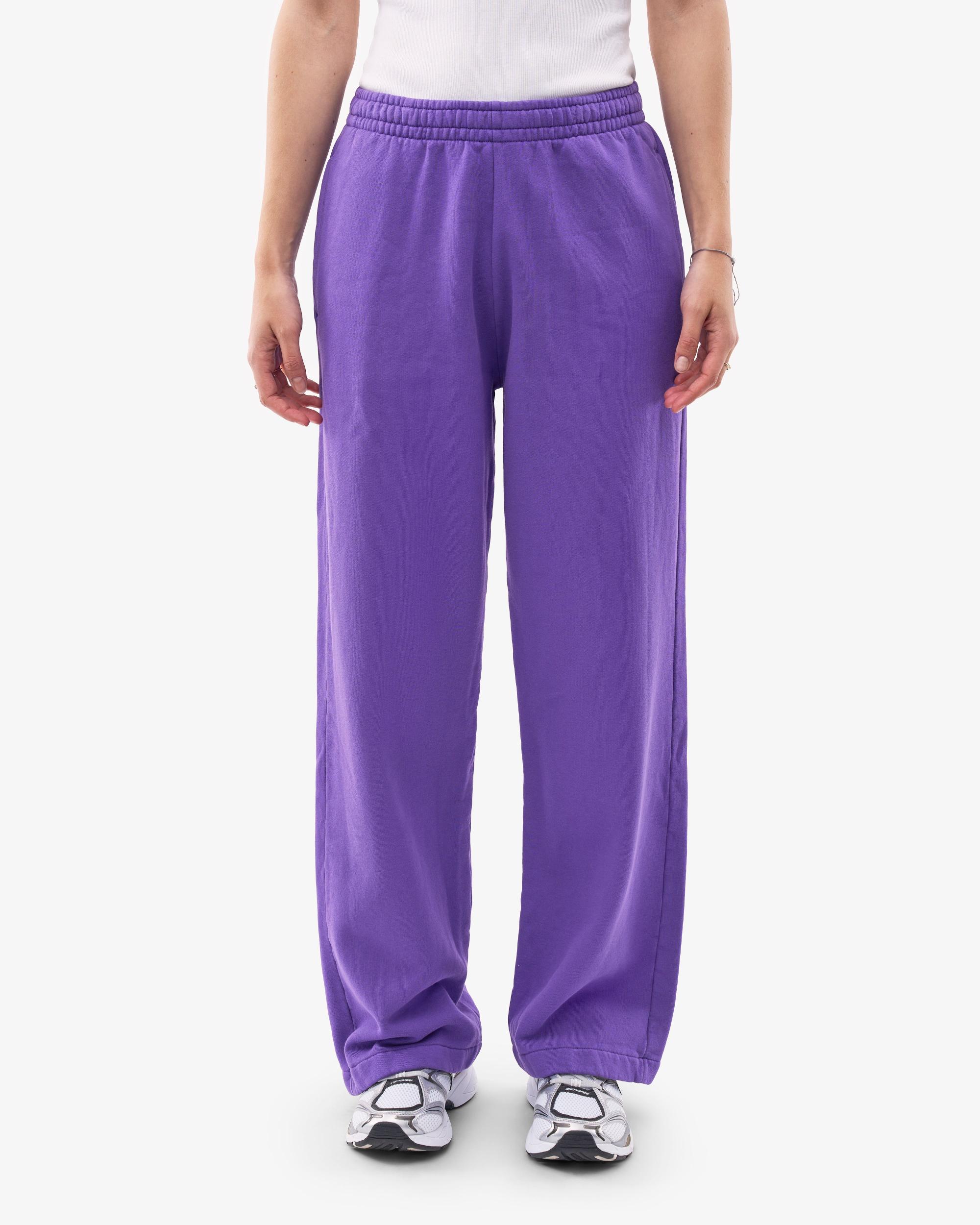Organic Straight Leg Sweatpants - Ultra Violet Product Image
