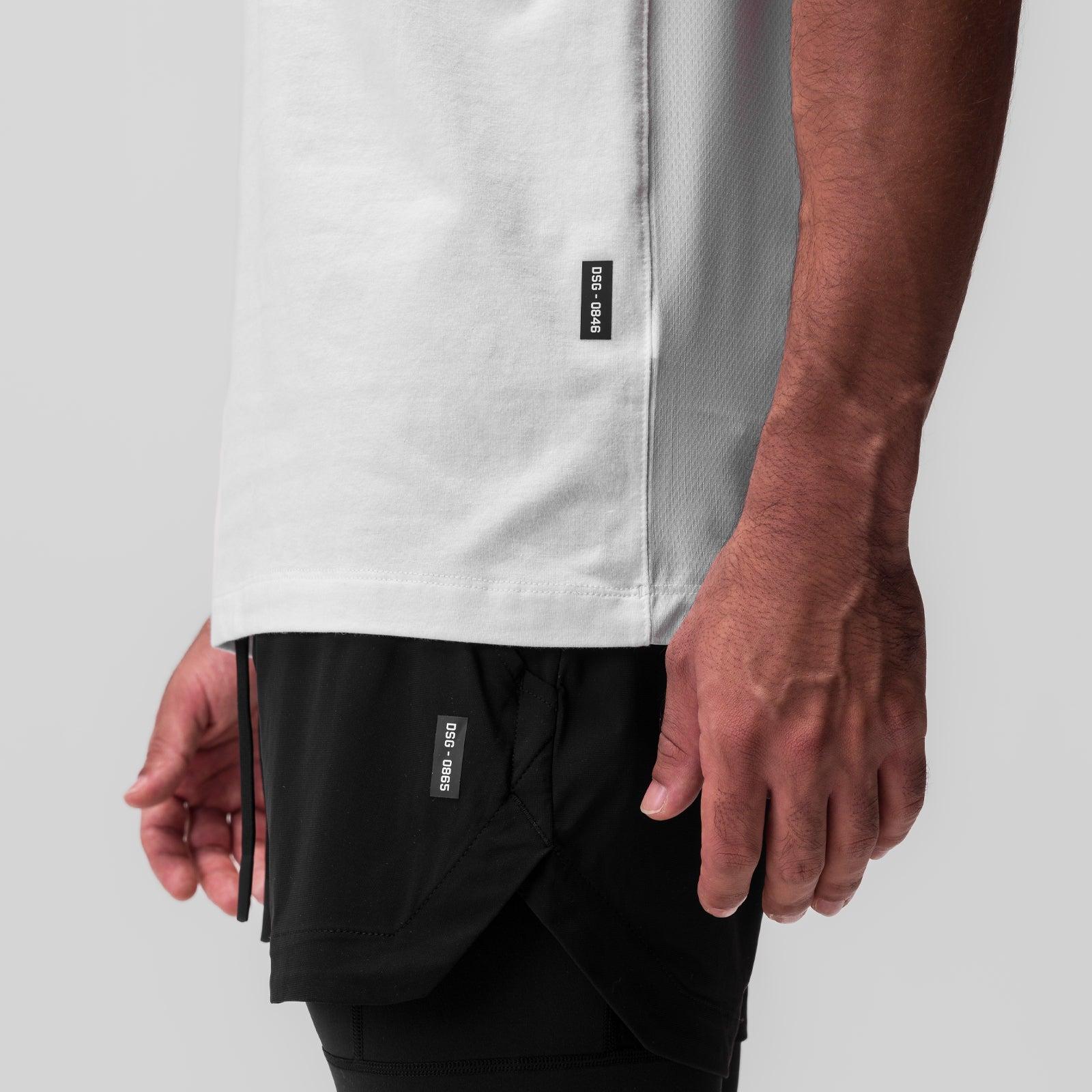 0846. CottonPlus™ Standard Mesh Back Tee - White Product Image