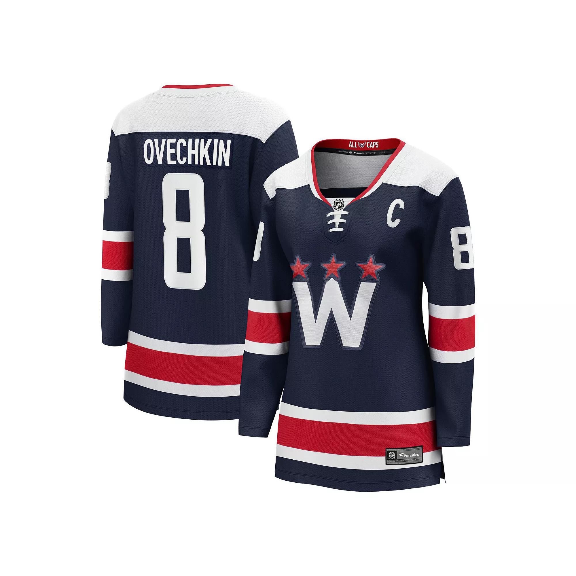 Women's Fanatics Branded Alexander Ovechkin Navy Washington Capitals Alternate Premier Breakaway Player Jersey,  Product Image