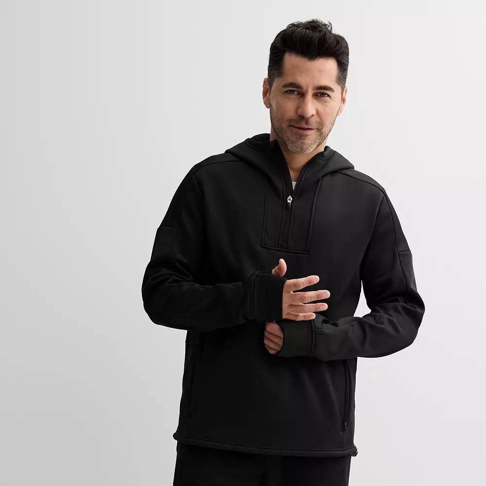 Men's Tek Gear® Performance Fleece Half-Zip, Size: XS, Mineral Black Product Image