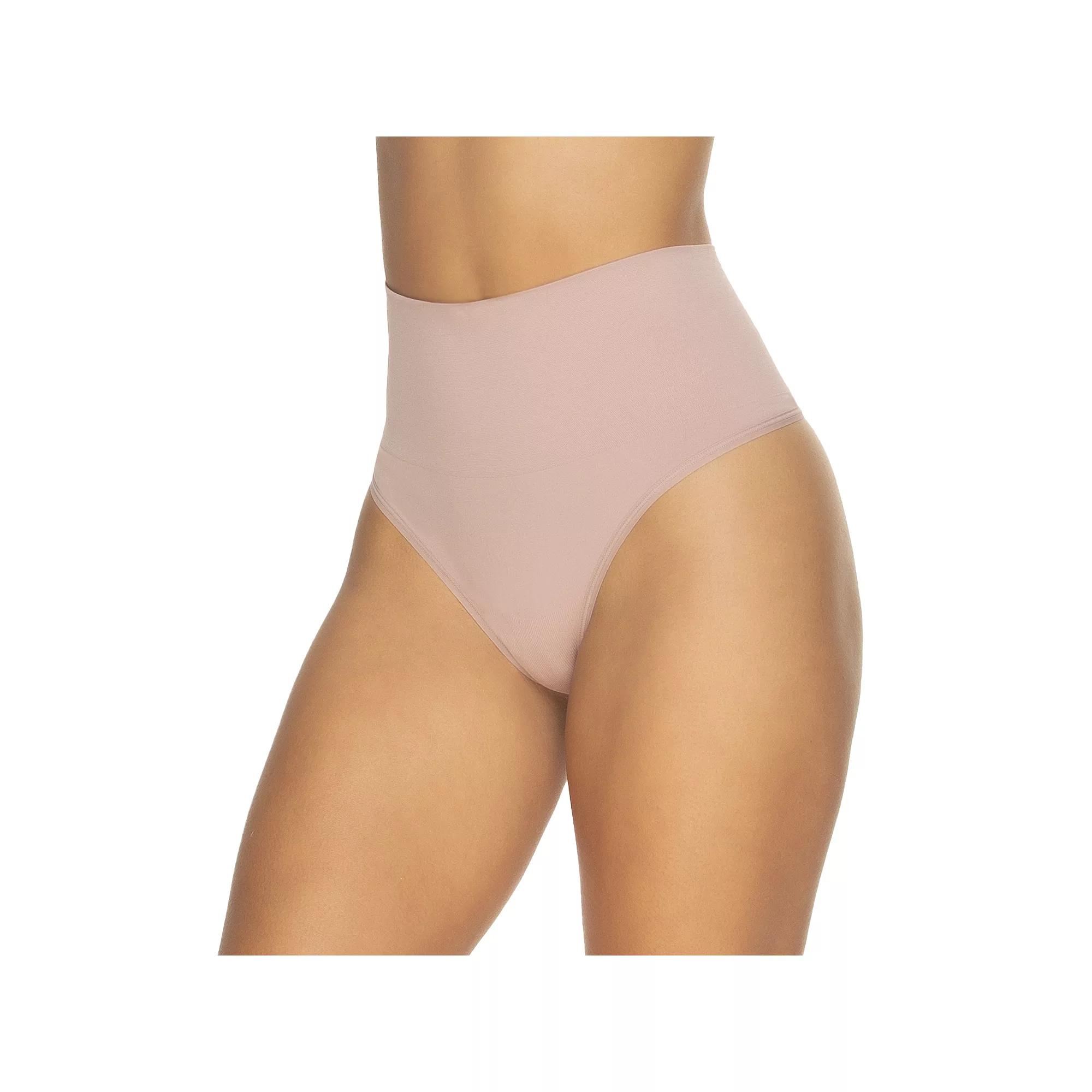 Women's Jezebel Fusion Waist Shaping Thong Panty 4198P1,  Product Image