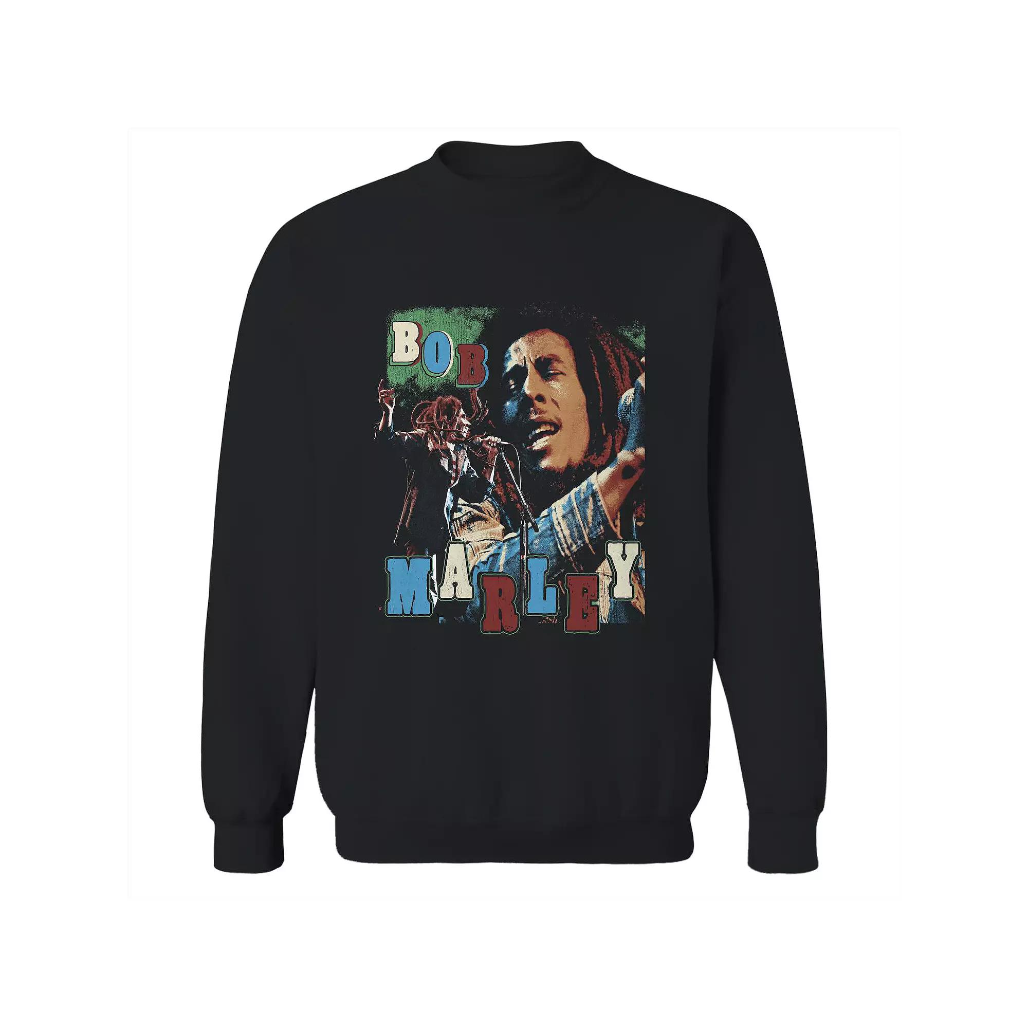 Junior's Bob Marley Rootsrock Graphic Fleece Sweatshirt, Women's,  Product Image