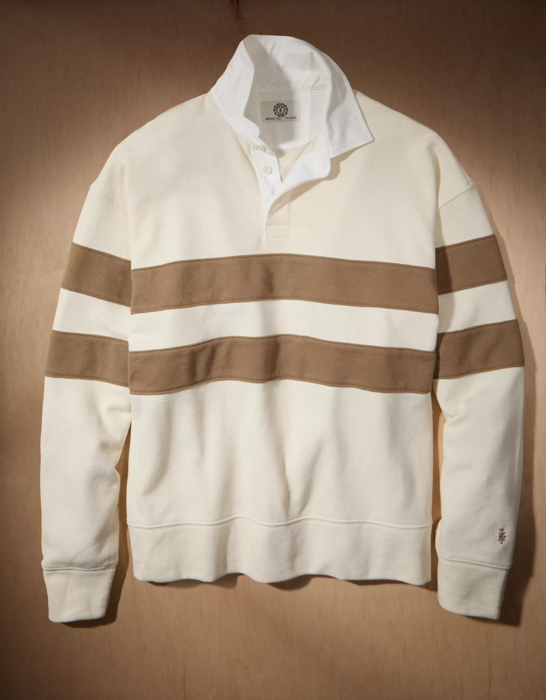 AE x Tru Kolors Pique Rugby Sweatshirt Product Image