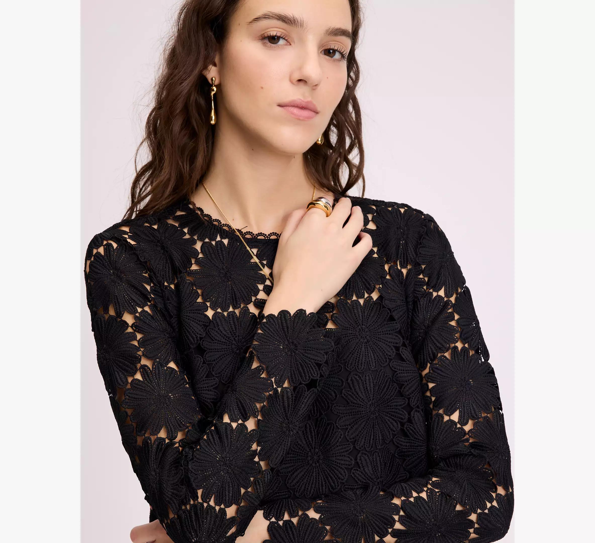 Daisy Lace Maxi Dress Product Image