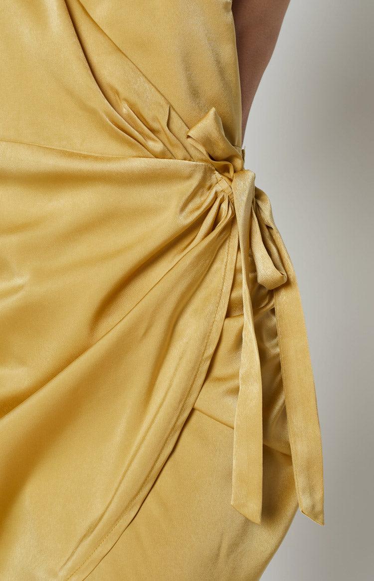 Douglas Gold Mini Dress Product Image