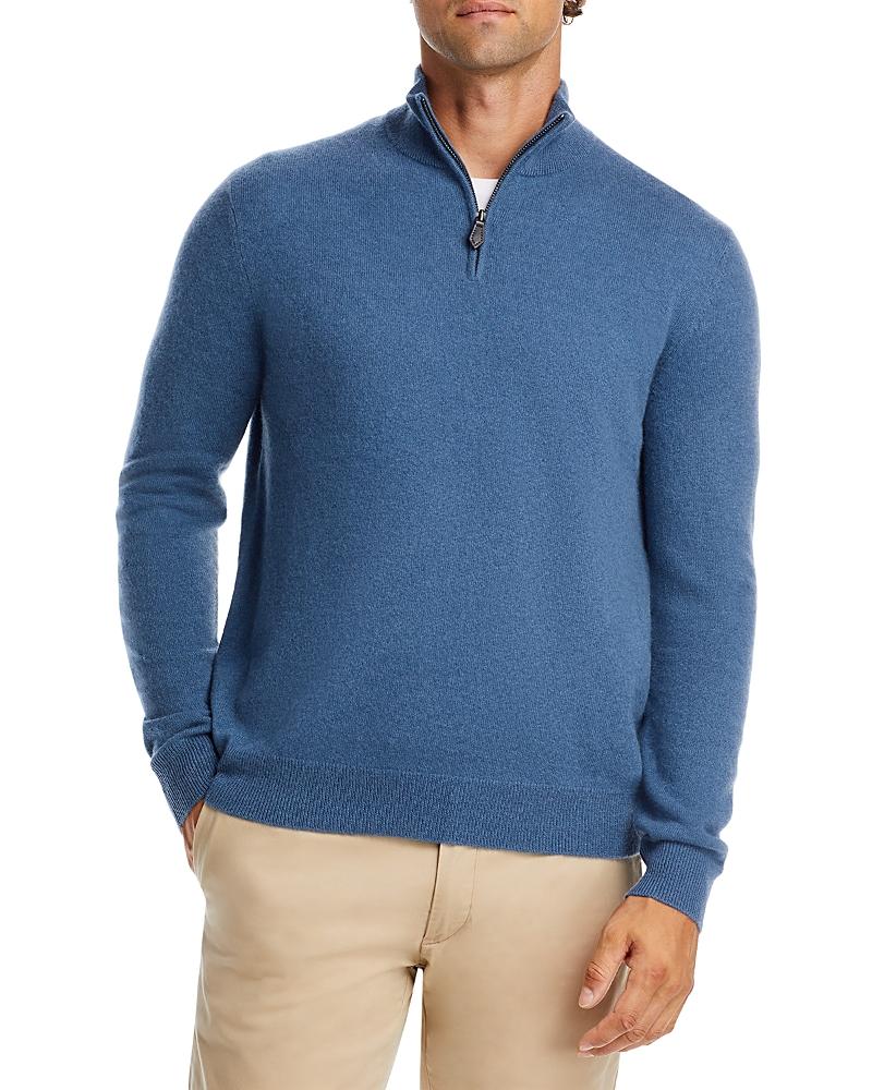 The Mens Store at Bloomingdales Cashmere Half-Zip Sweater - Exclusive Product Image