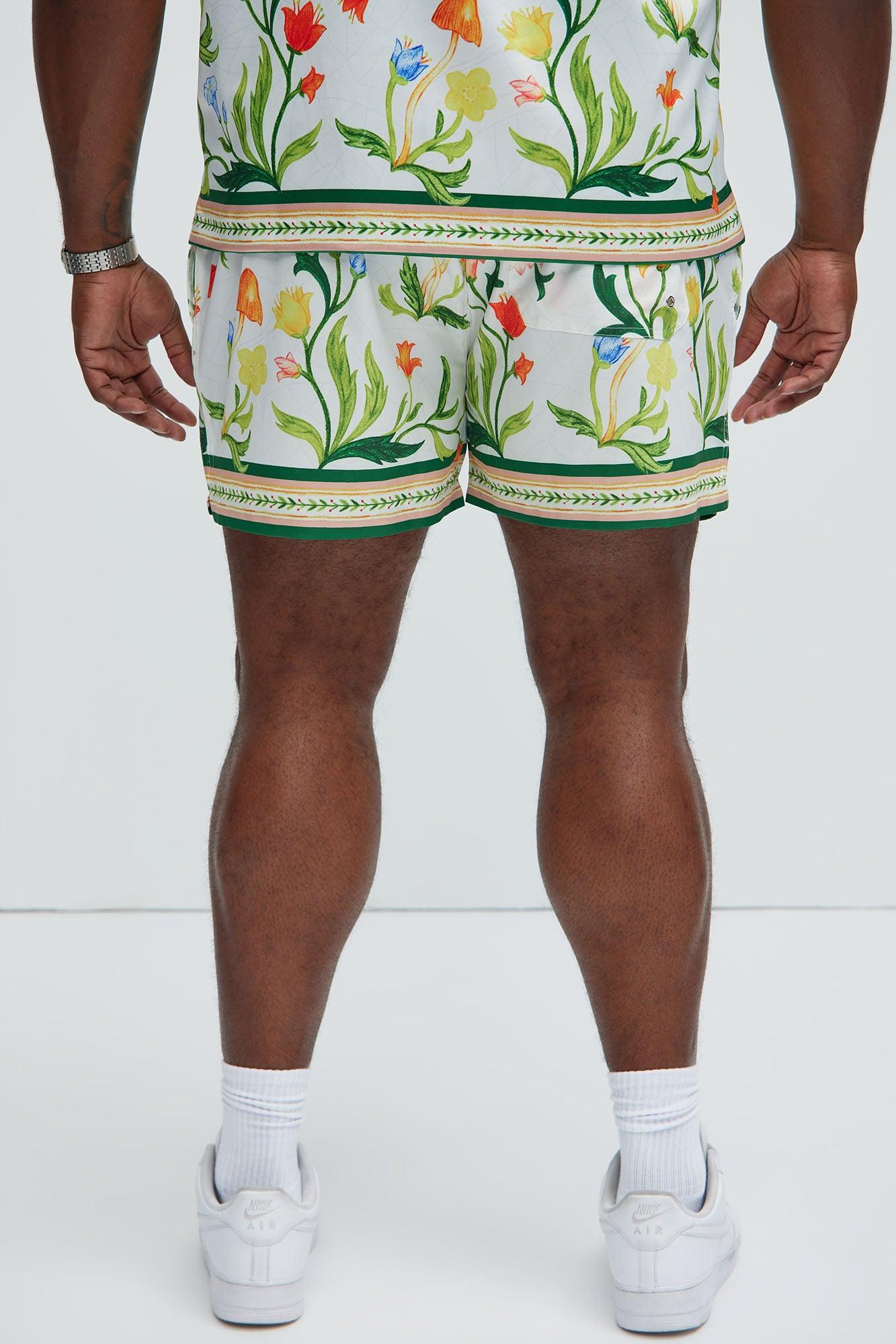 Deer Creek Swim Short Trunk - White/combo Product Image