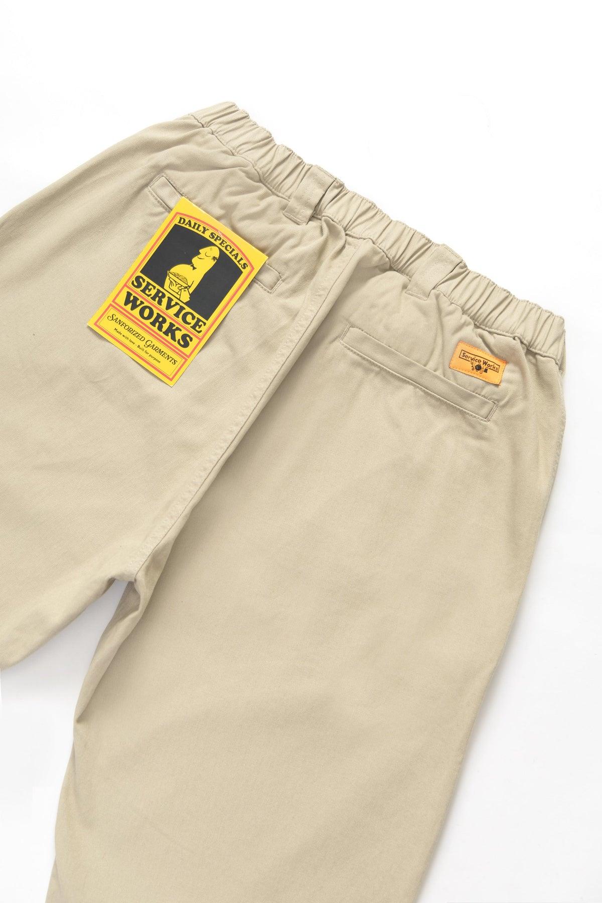 Service Works - Drill Waiters Pant - Khaki Product Image