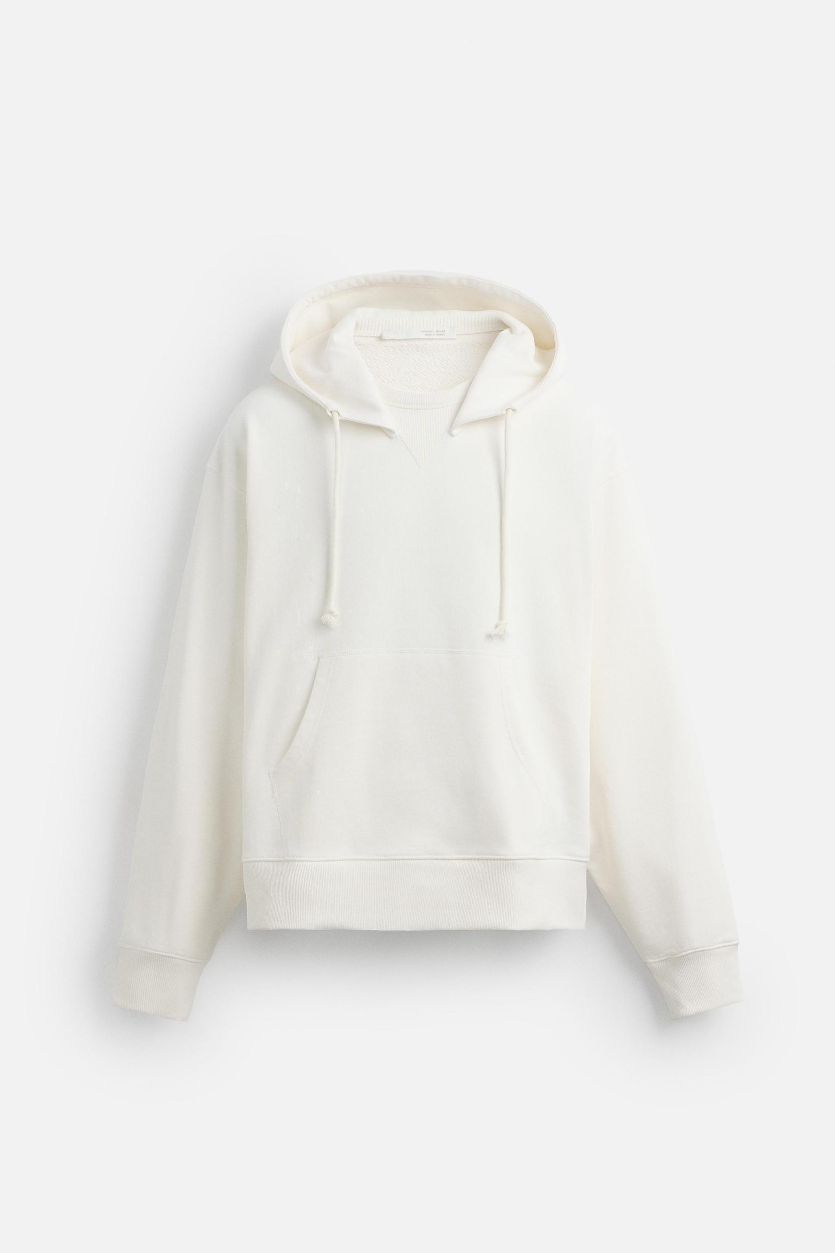 HOODED CREWNECK SWEATSHIRT Product Image