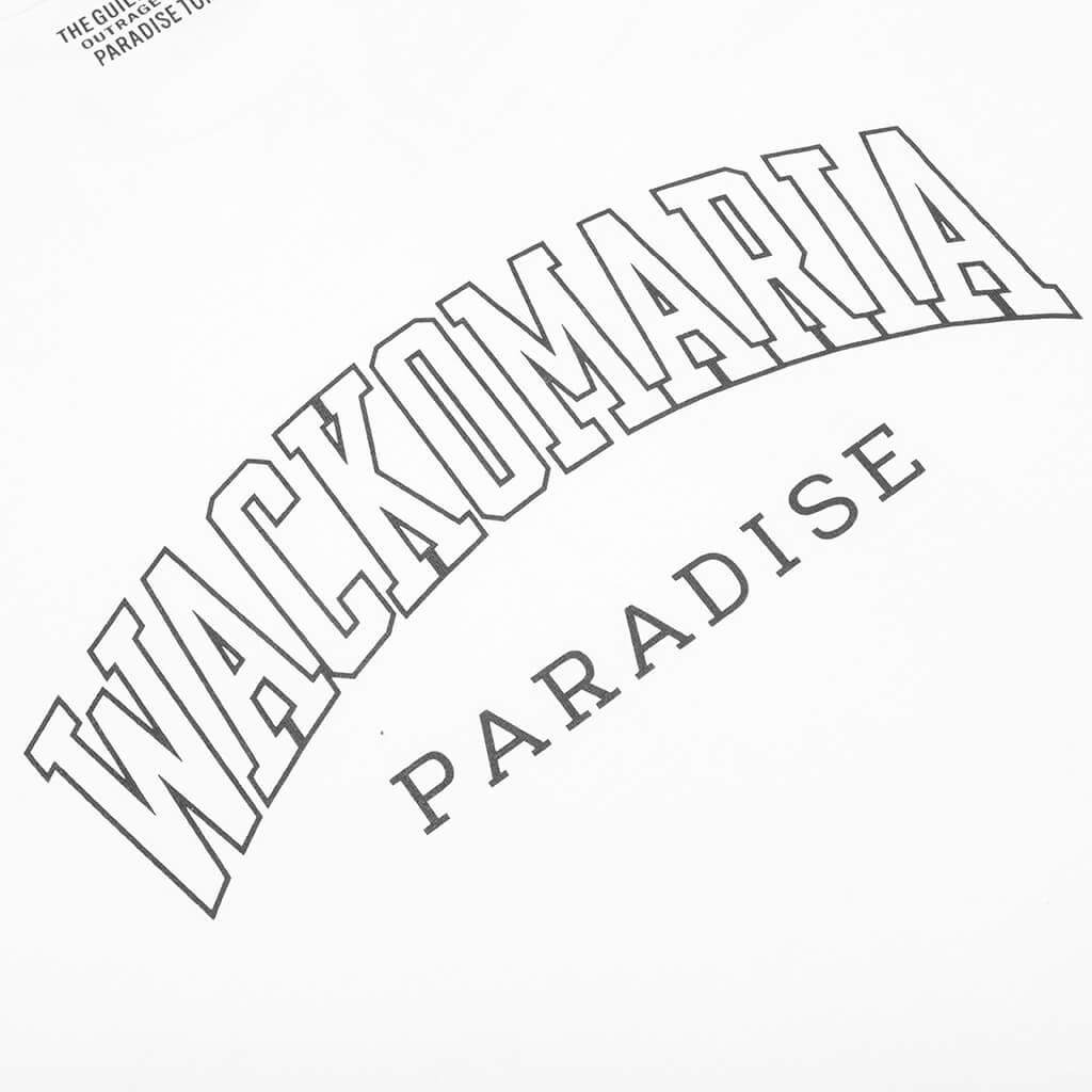 Crewneck T-Shirt Type 6 - White Male Product Image