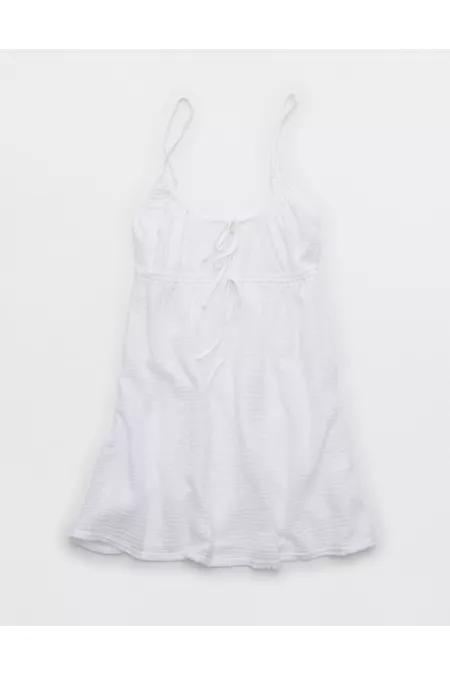 Aerie Tie Front Coverup Dress Women's Product Image