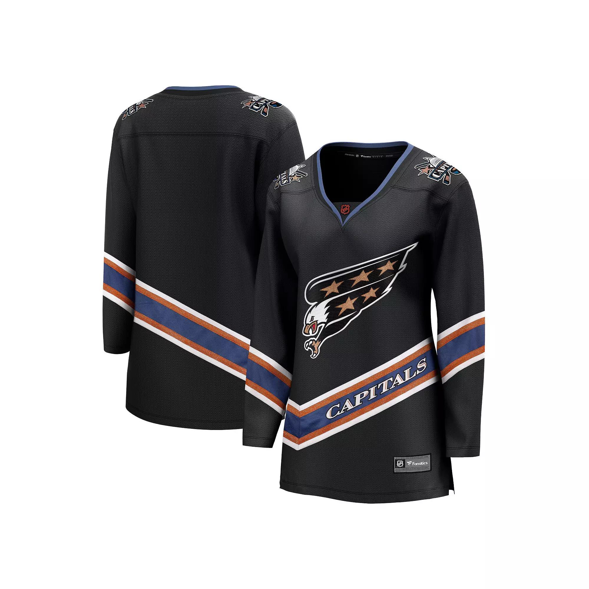 Women's Fanatics Branded Black Washington Capitals Special Edition 2.0 Breakaway Blank Jersey,  Product Image