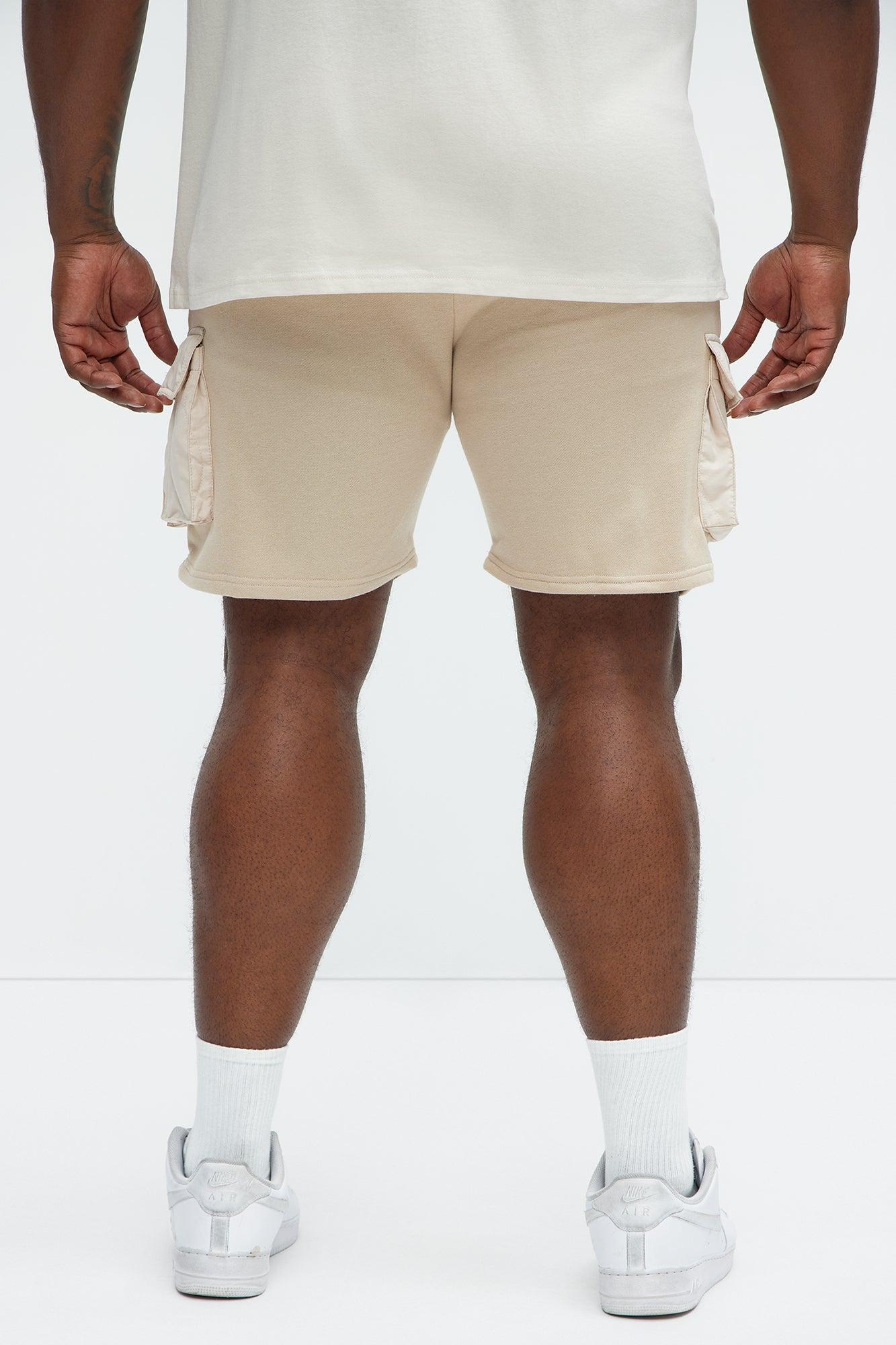 Trail Cargo Sweatshort - Khaki Product Image