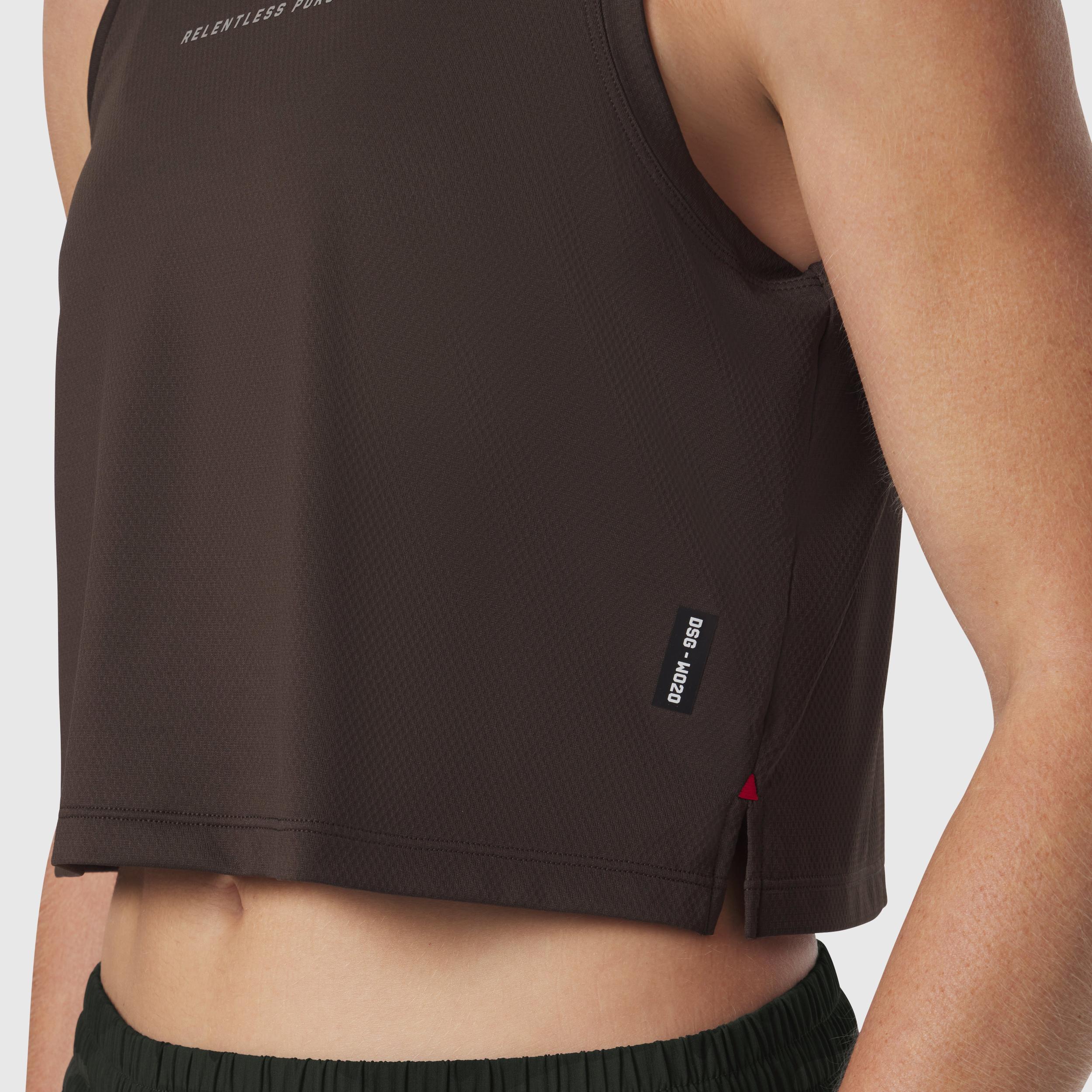 W020. AeroSilver® Tank Top - Dark Earth "RP" Product Image