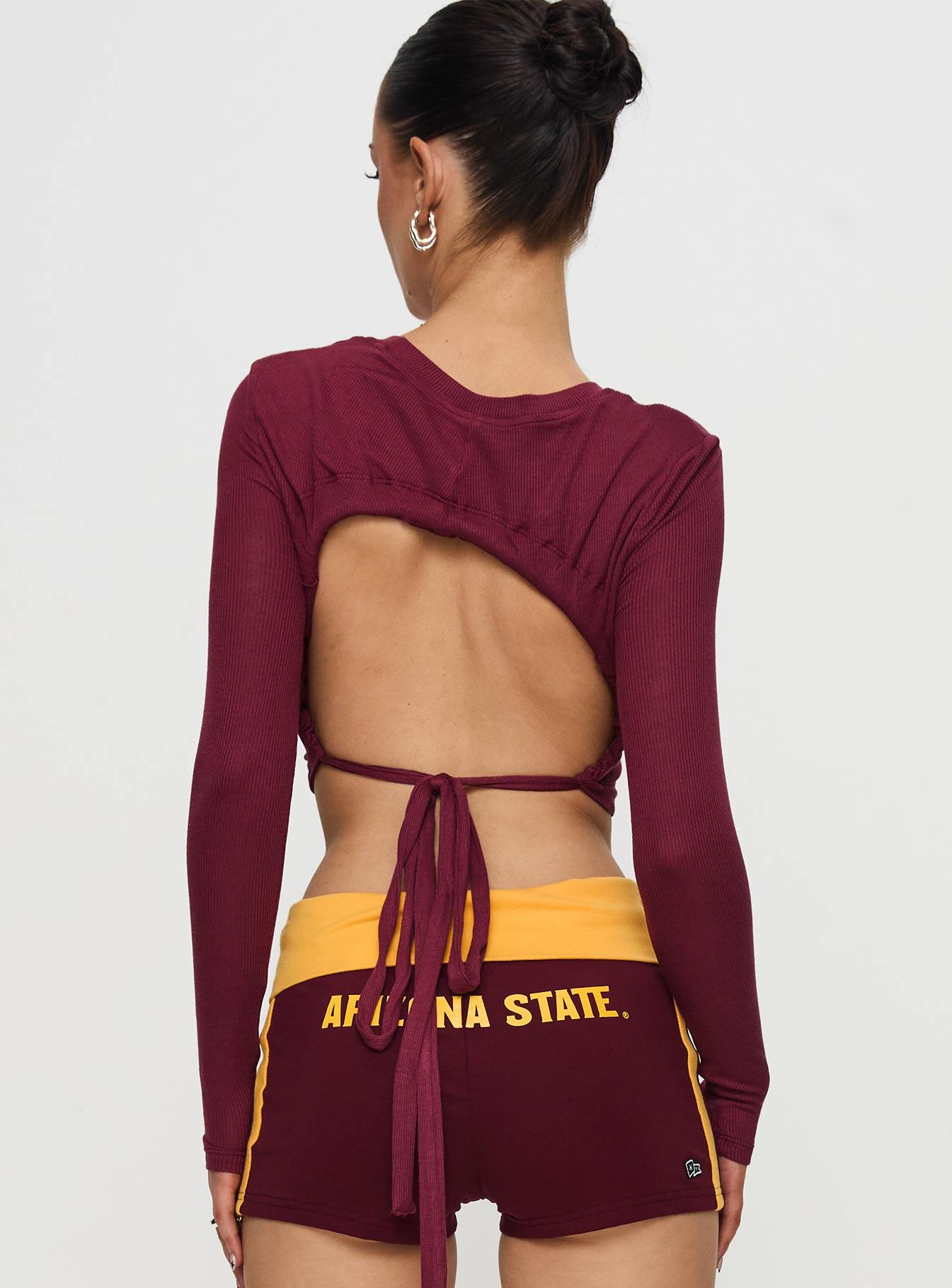 ASU Bring It Back Top Maroon Product Image