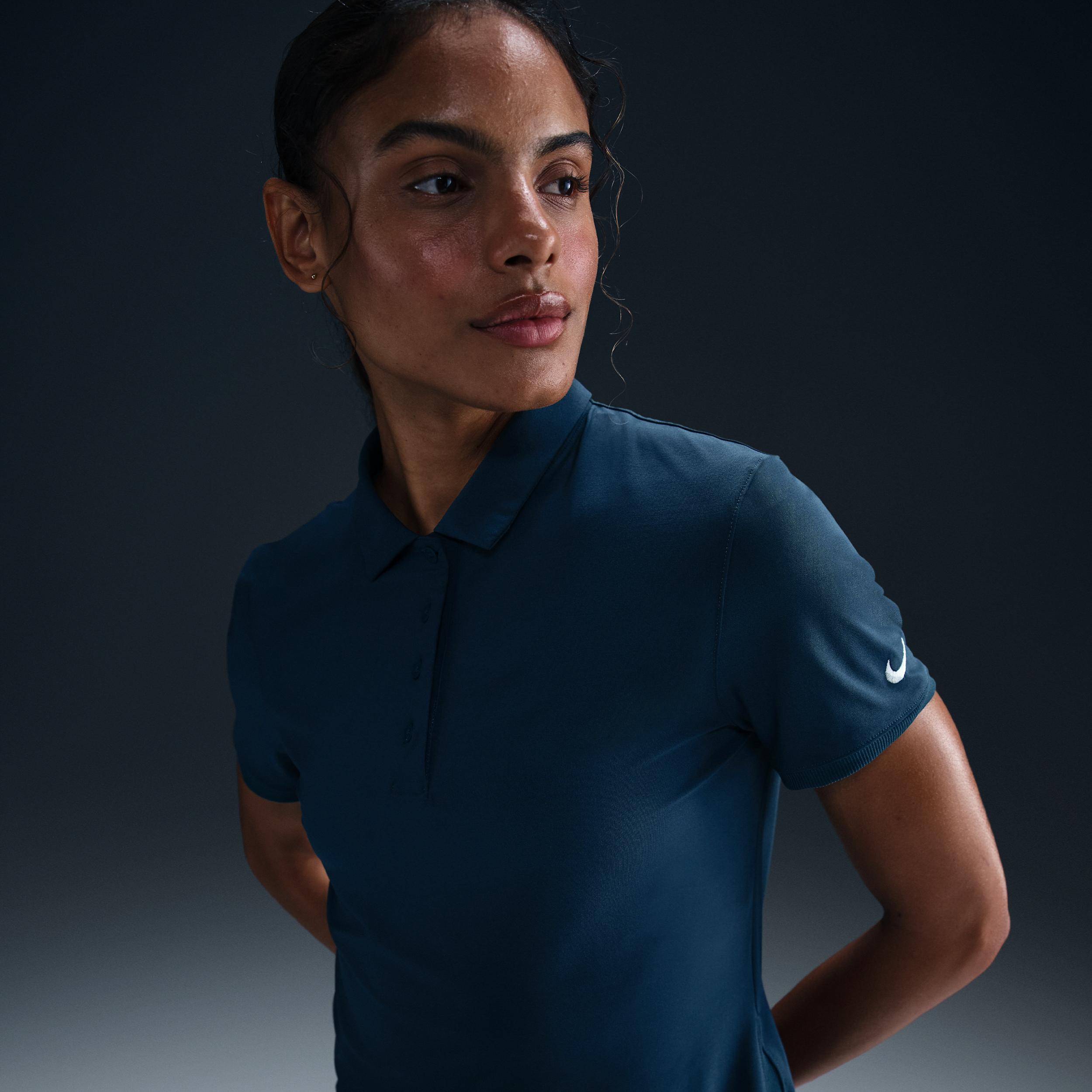 Nike Womens Victory Dri-FIT Short-Sleeve Golf Polo | FQ1574-100 Product Image