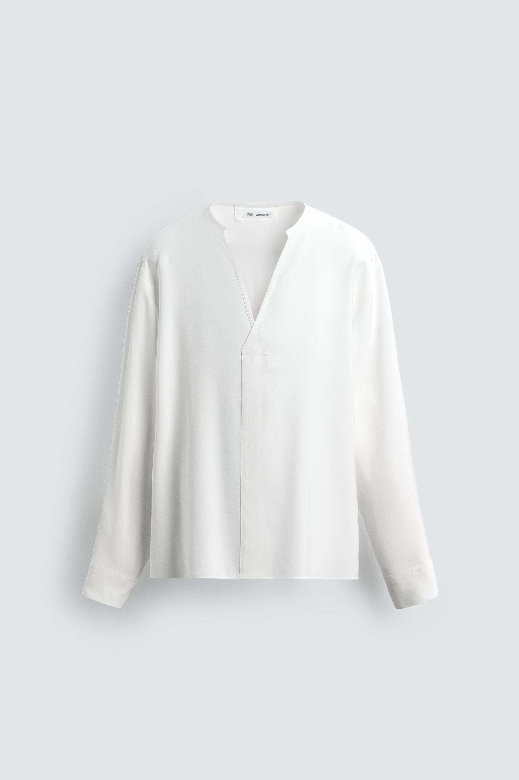 RELAXED FIT FLOWY SHIRT Product Image