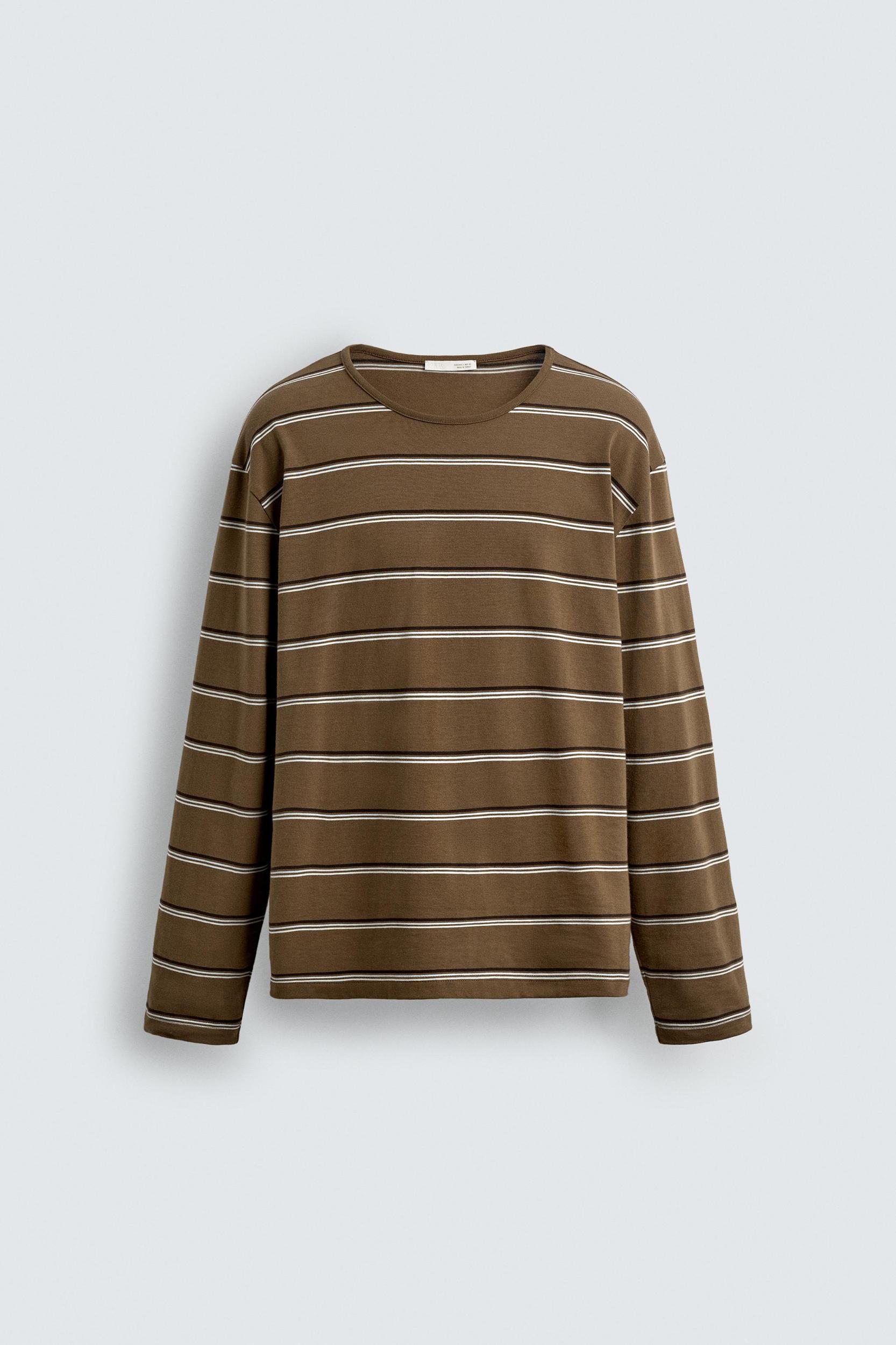 STRIPED JACQUARD T-SHIRT Product Image
