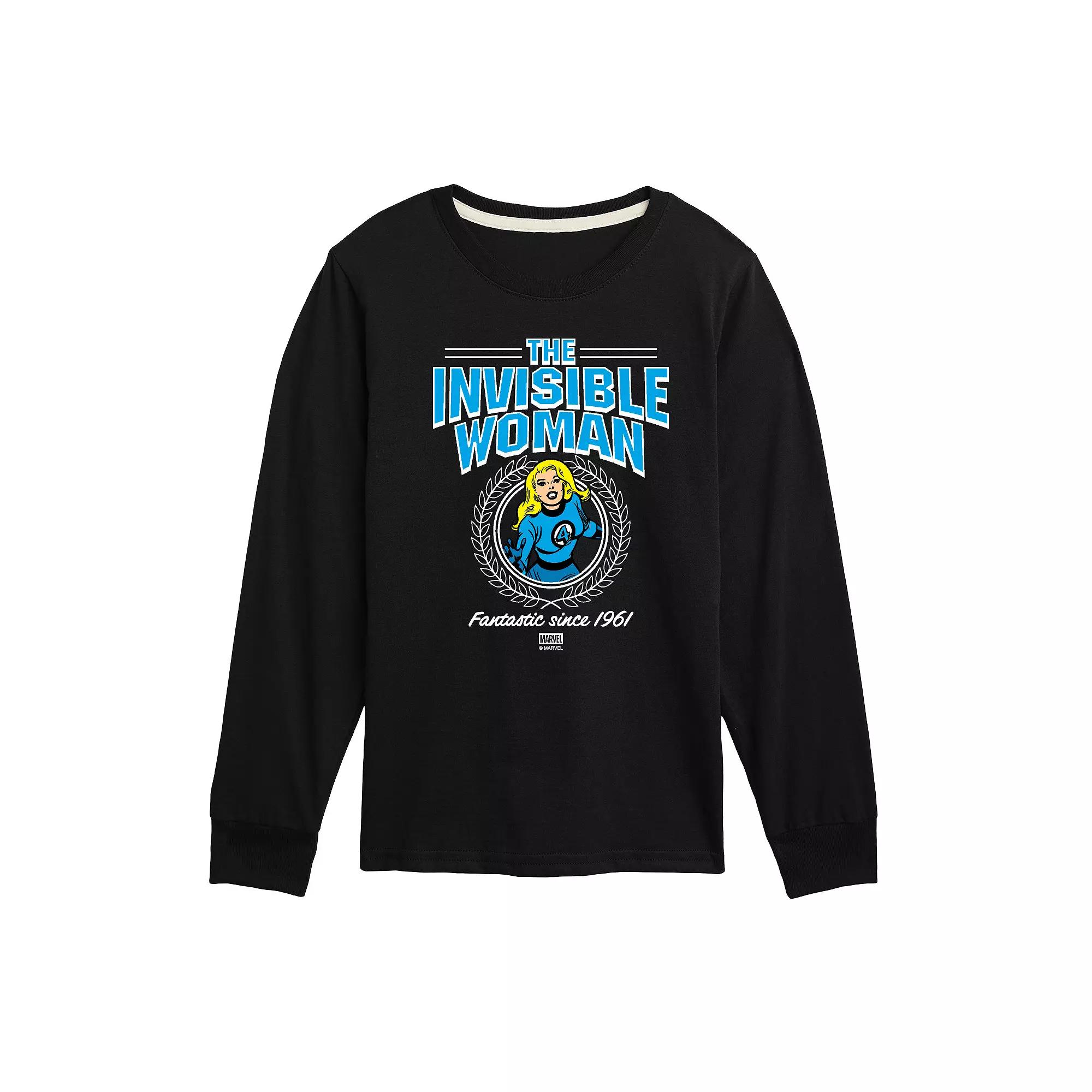 Boys 8-20 Marvel The Fantastic Four: First Steps Invisible Woman Long Sleeve Graphic Tee, Boy's,  Product Image