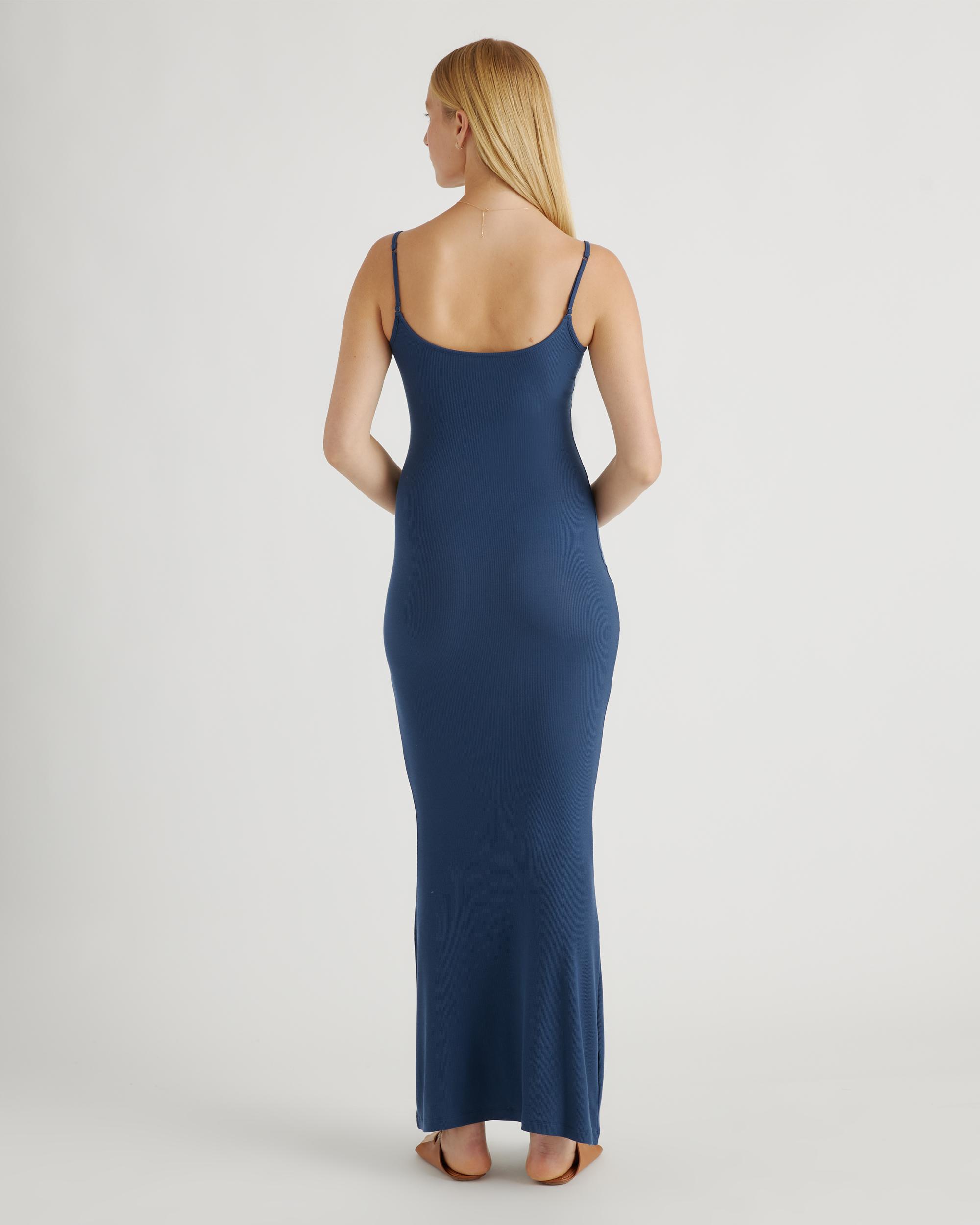 Quince | Women's Tencel Rib Knit Maxi Slip Dress Size XS, Cotton/Modal Product Image