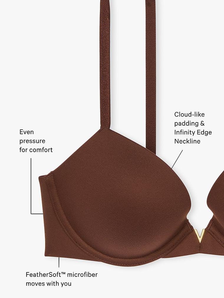 Smooth Lightly Lined Plunge Demi Bra Product Image