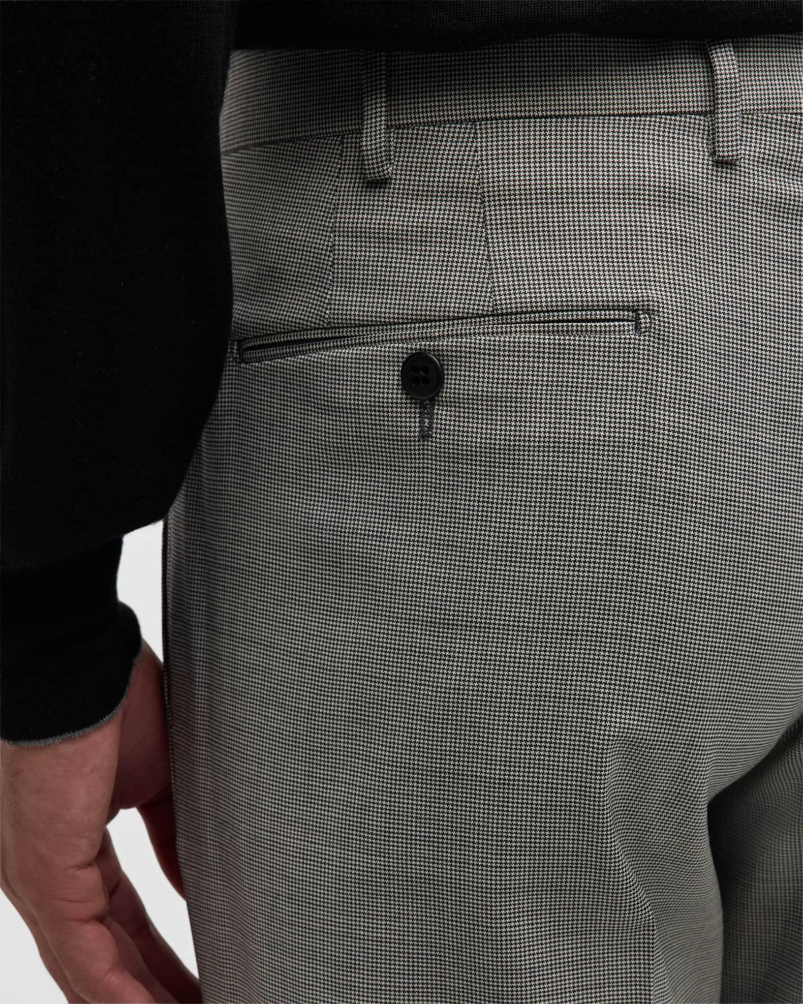 Men's Devon Wool Serge Houndstooth Trousers Product Image