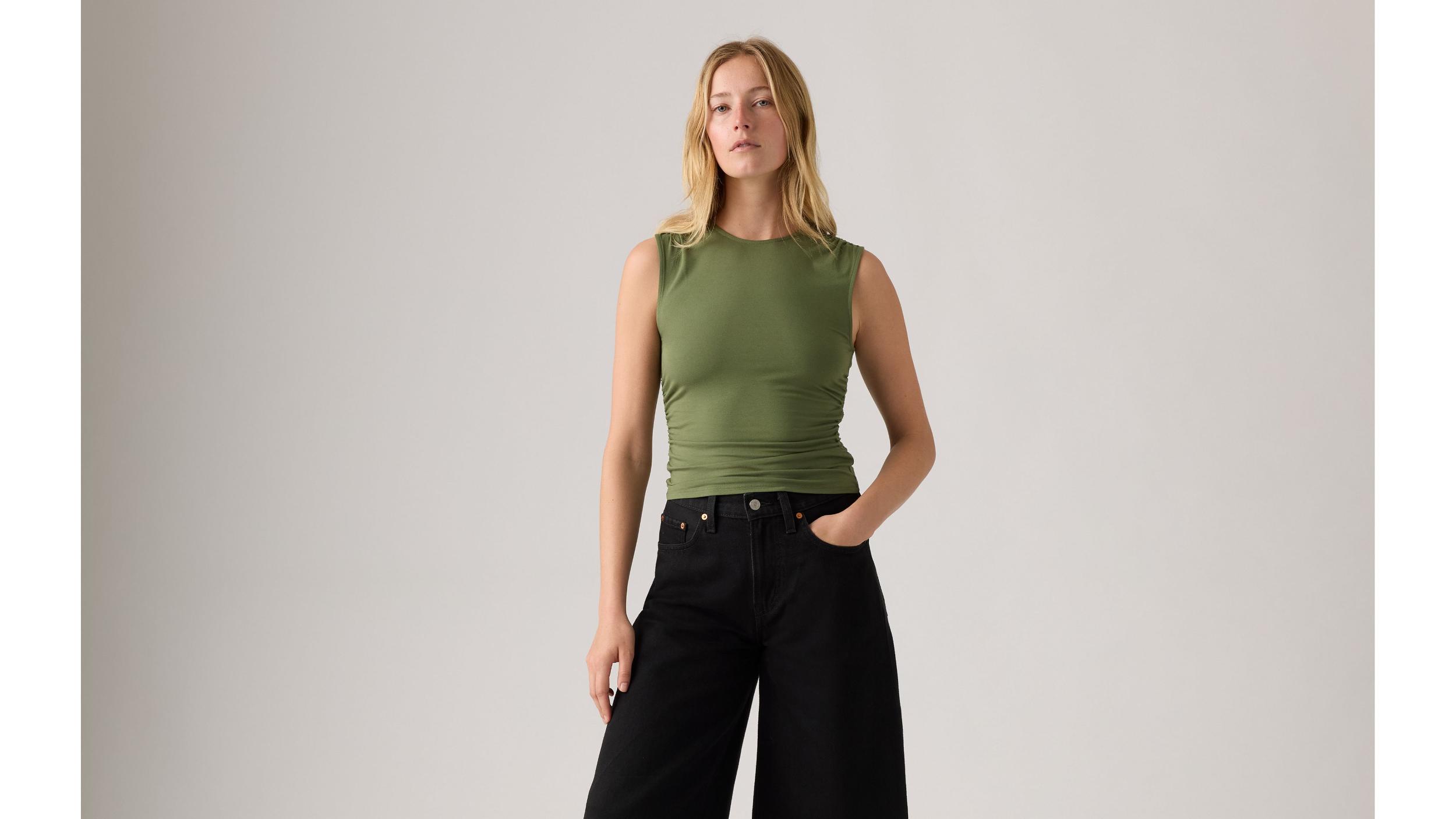 Crystal Ruched Top Product Image