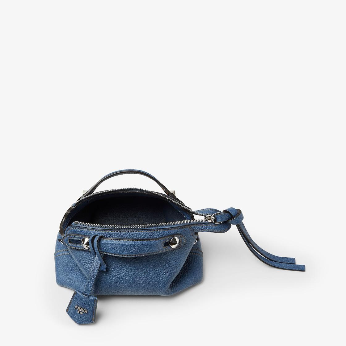By The Way Soft MiniBlue leather denim-effect mini-bag Product Image