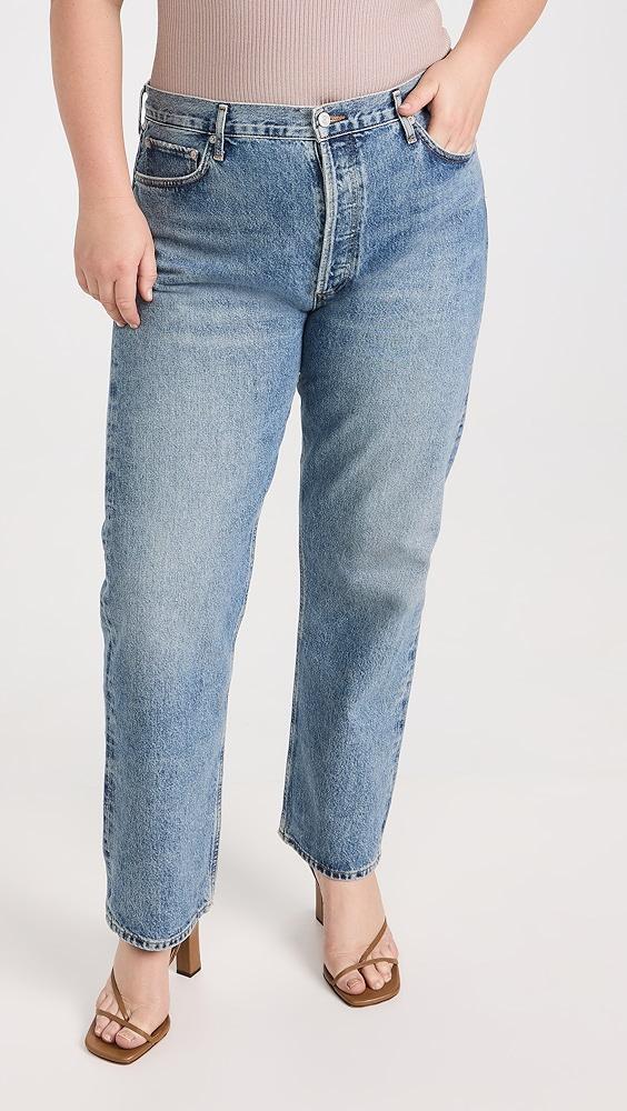 AGOLDE 90's Pinch Waist High Rise Straight Jeans | Shopbop Product Image