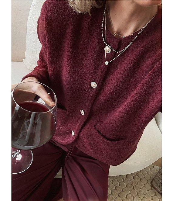 Splendid x Cella Jane Blog Crew Neck Long Sleeve Cardigan Product Image