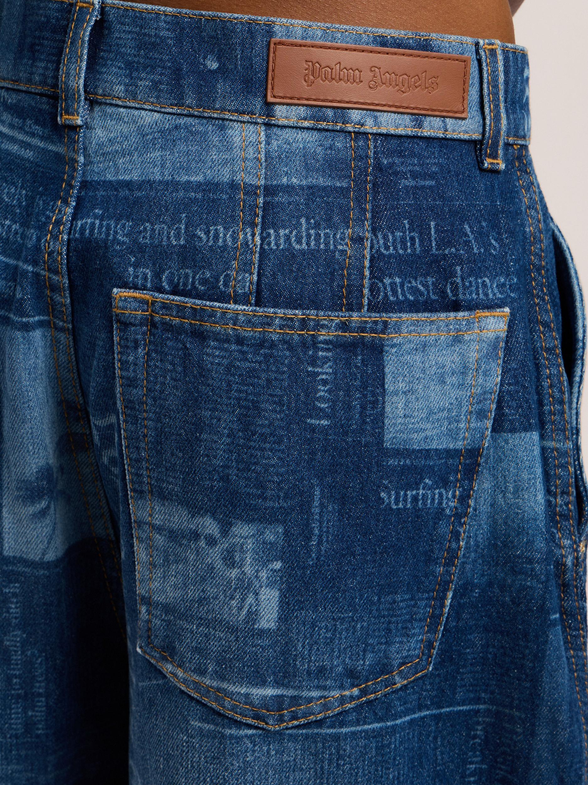 PaxLaTimes Baggy Denim Pants Product Image