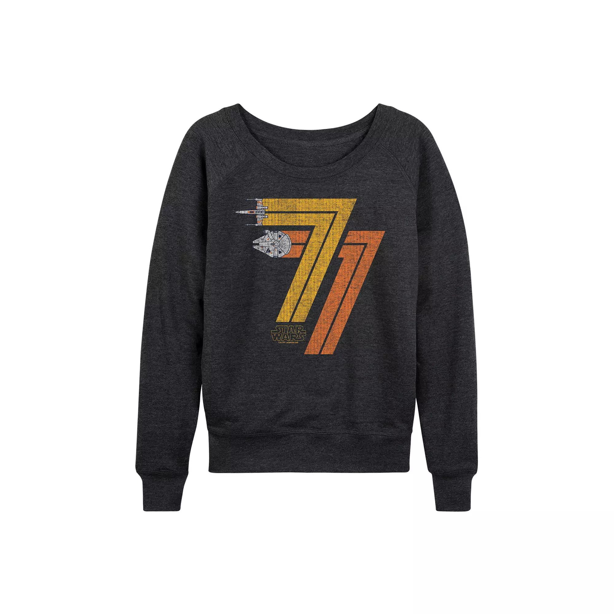 Women's Barbie® One Of A Kind French Terry Long Sleeve Tee,  Product Image