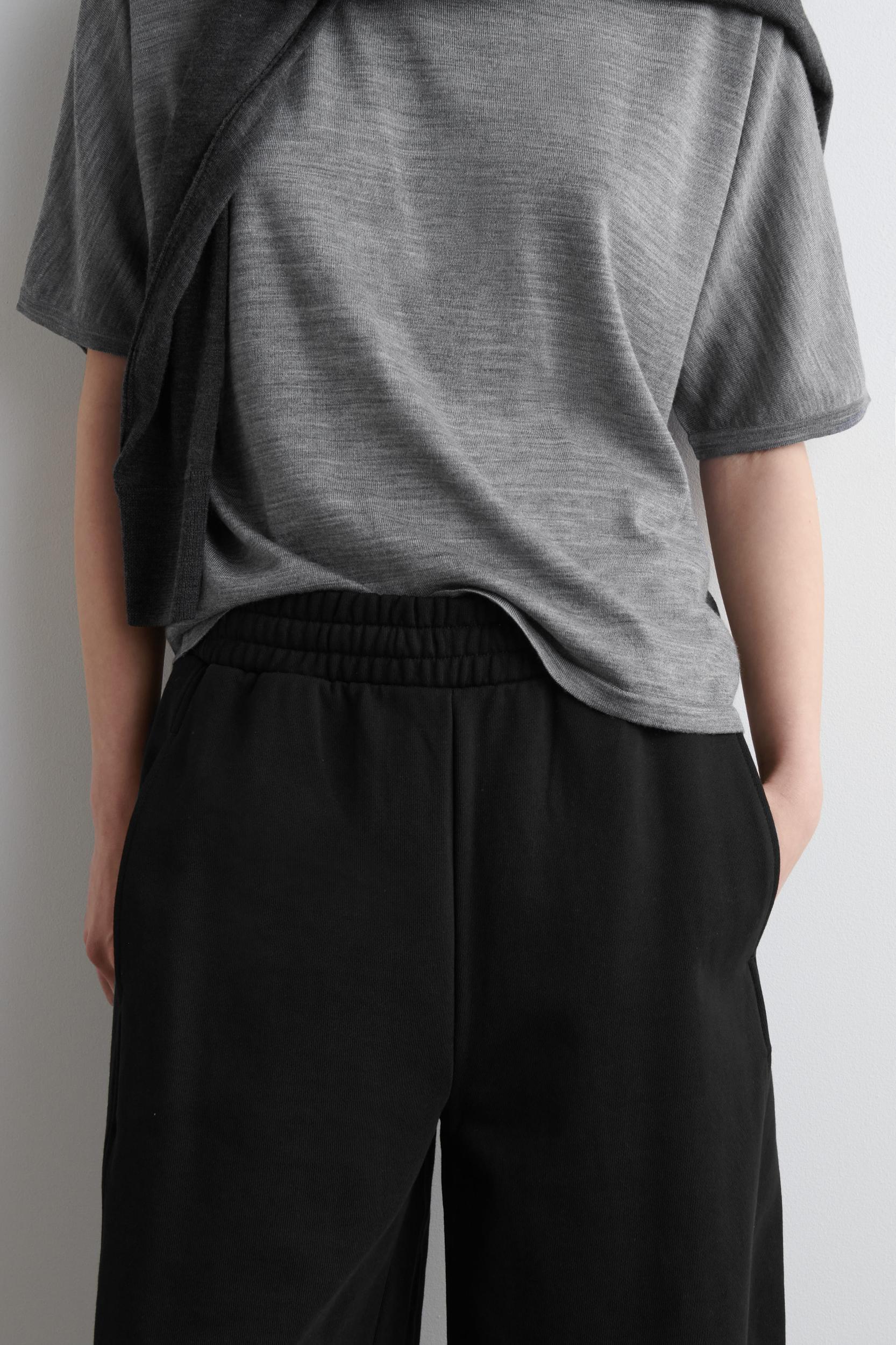 JERSEY WIDE-LEG JOGGERS Product Image