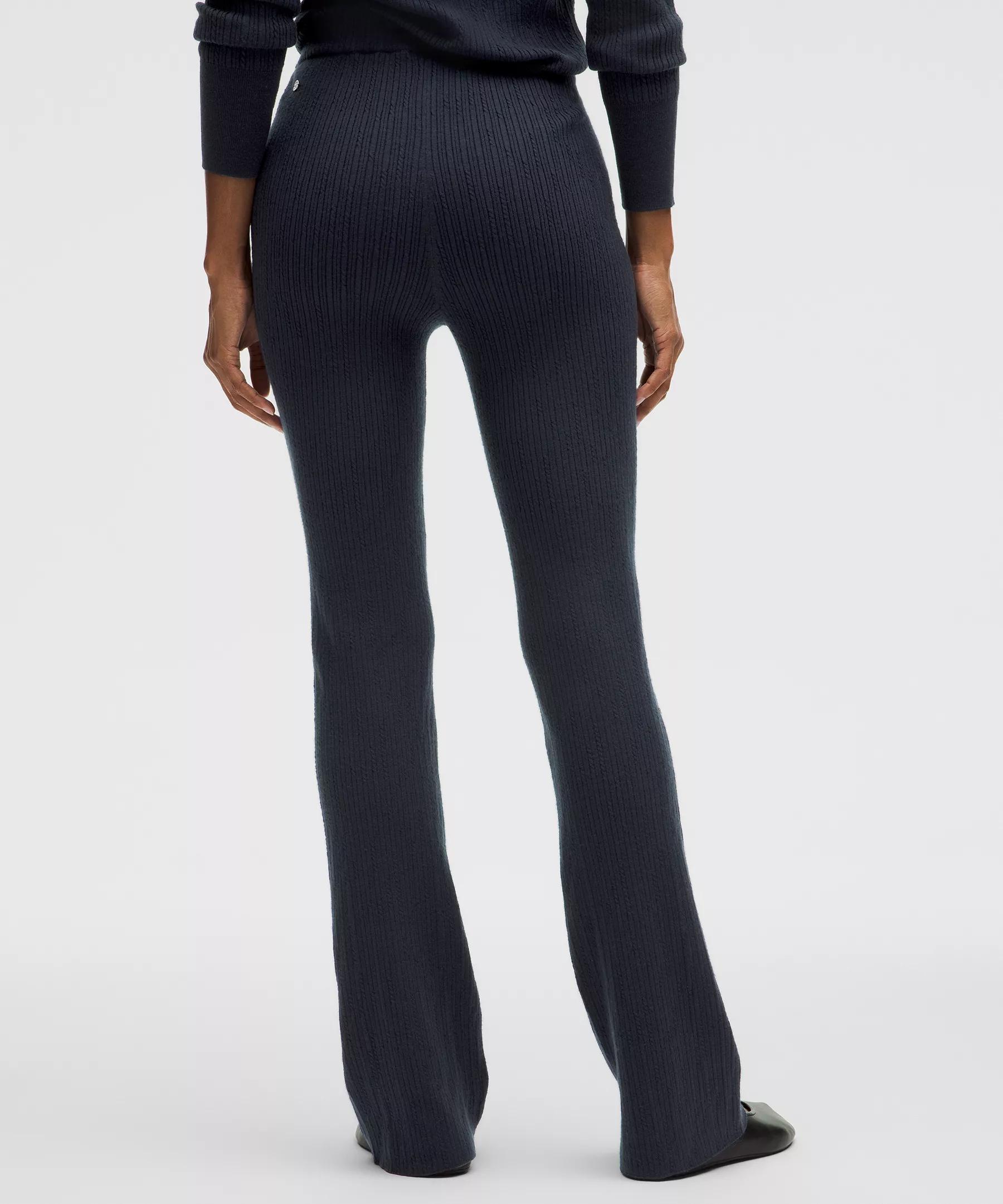 Ribbed Merino Wool-Blend Pant Product Image