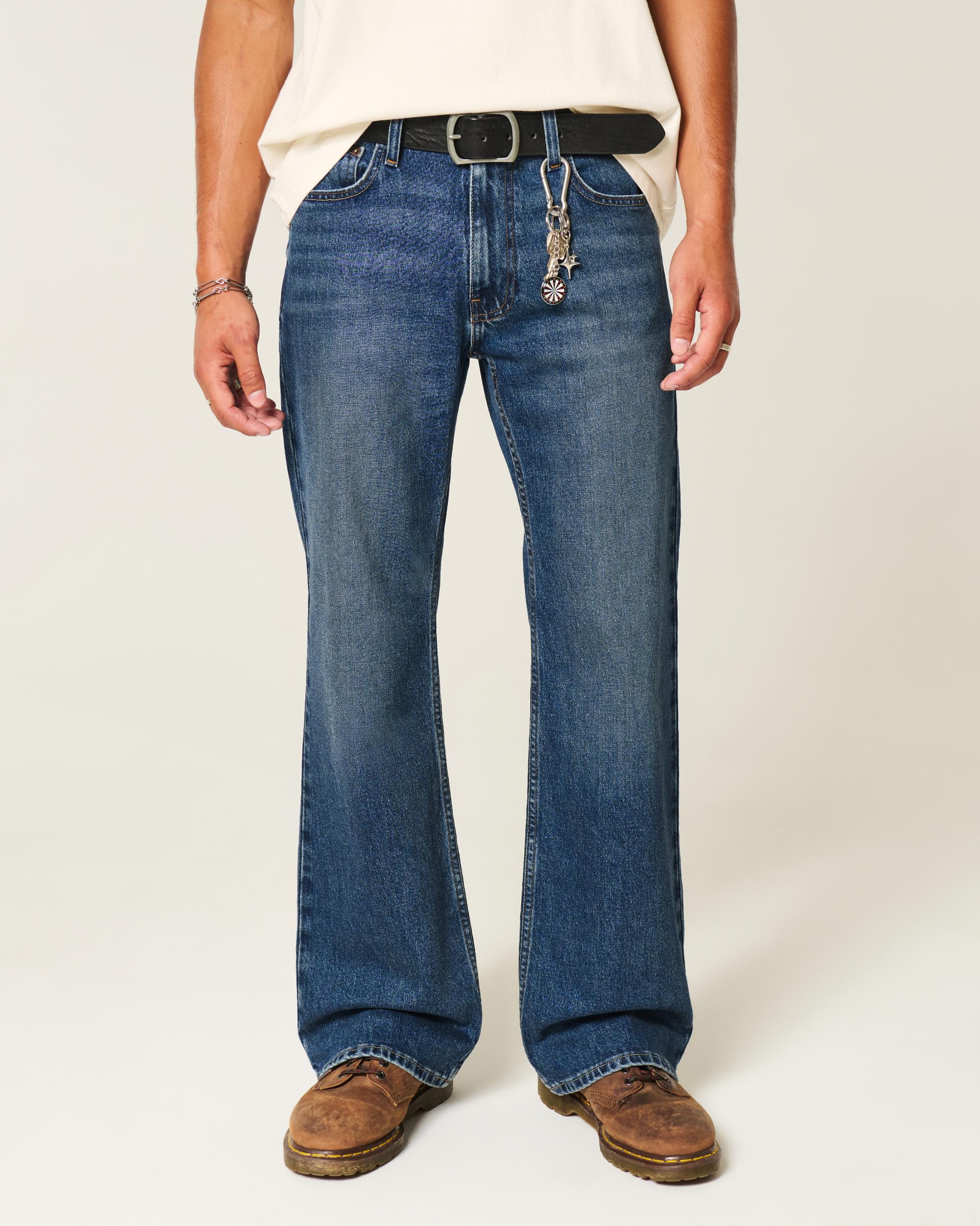 Dark Wash Relaxed Boot Jeans Product Image