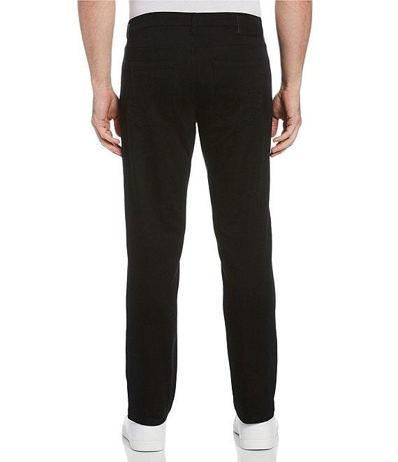 Perry Ellis Slim Fit Flat Front 5-Pocket Stretch Pants Product Image