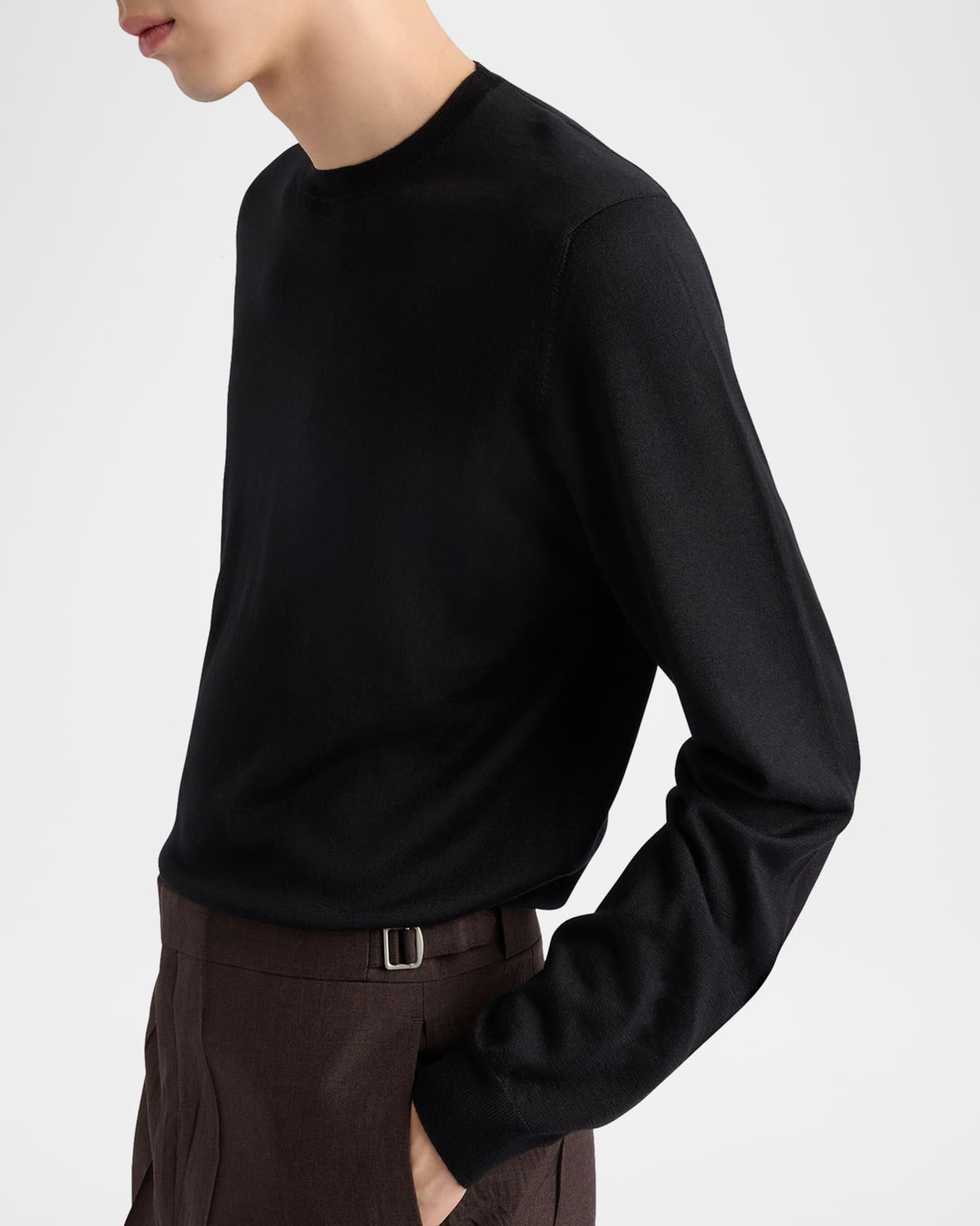 Men's Silk-Cashmere Crew Sweater Product Image