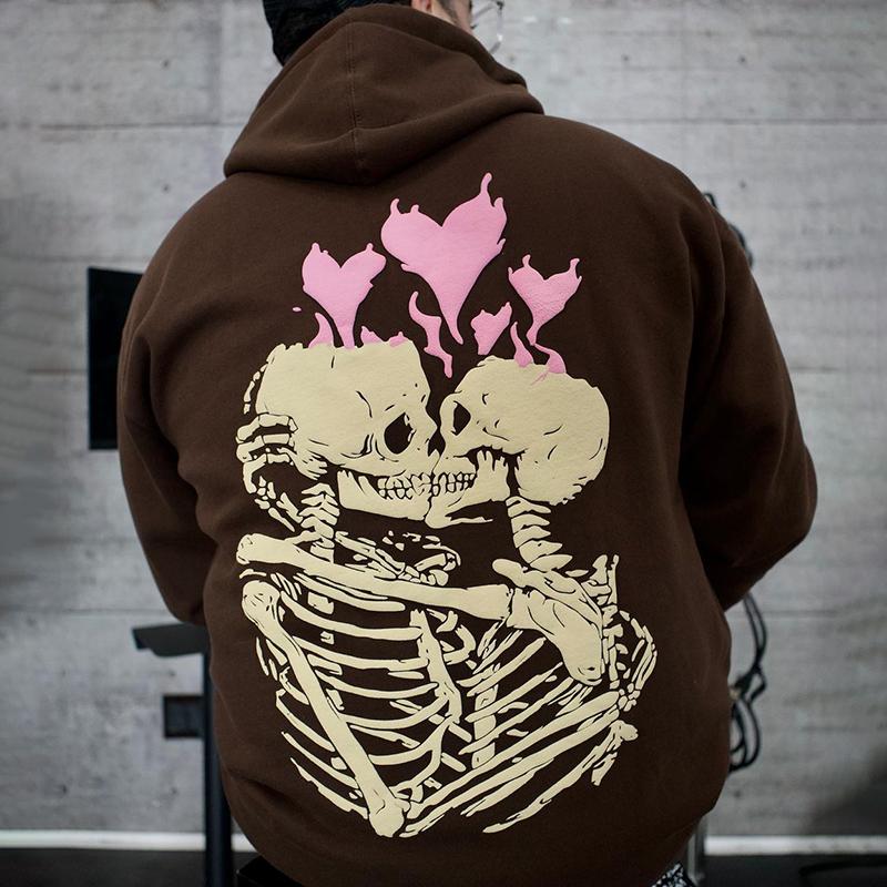 Til Death Do Us Part Graphic Puff Print Hoodie Product Image