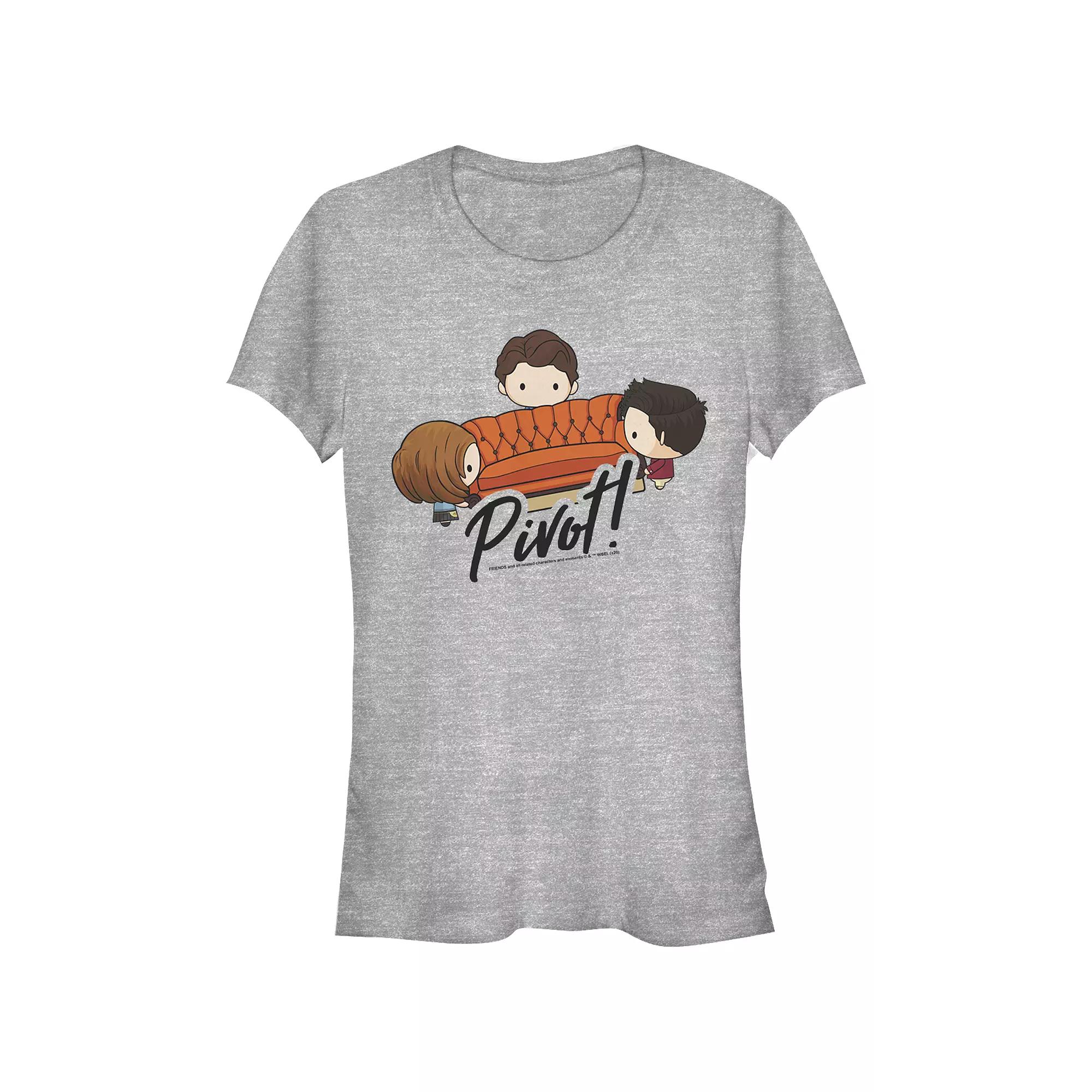 Juniors' Friends Chibi Pivot Fitted Graphic Tee, Girl's,  Product Image