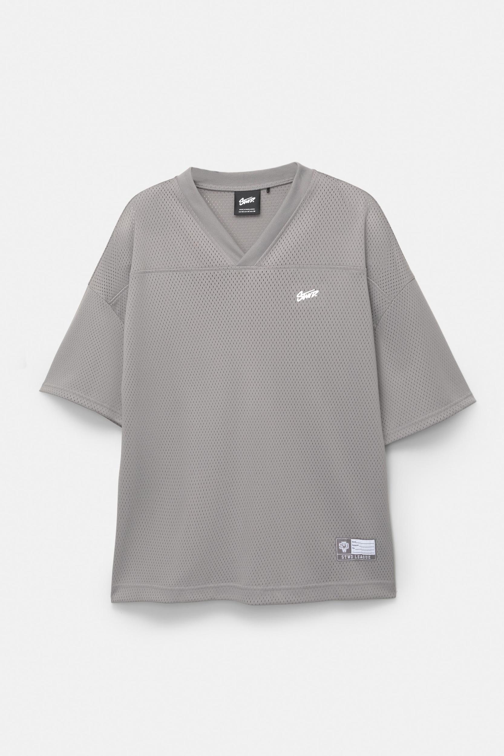 STWD mesh fabric T-shirt Product Image
