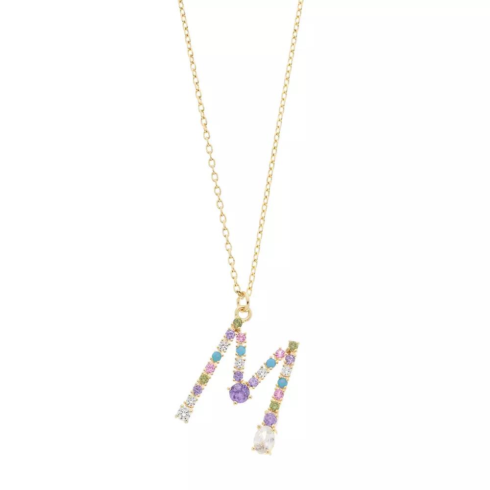 LeRose by Lexi and Rose Sterling Silver Lab-Created Ceylon Blue & White Sapphire Heart Pendant Necklace, Women's,  Product Image