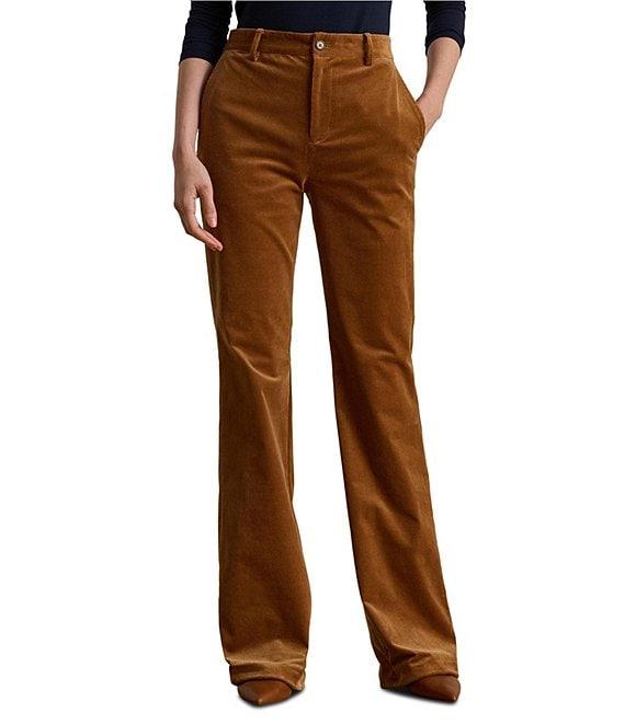 Lauren Ralph Lauren Corduroy High Rise Flare Leg Pants Product Image