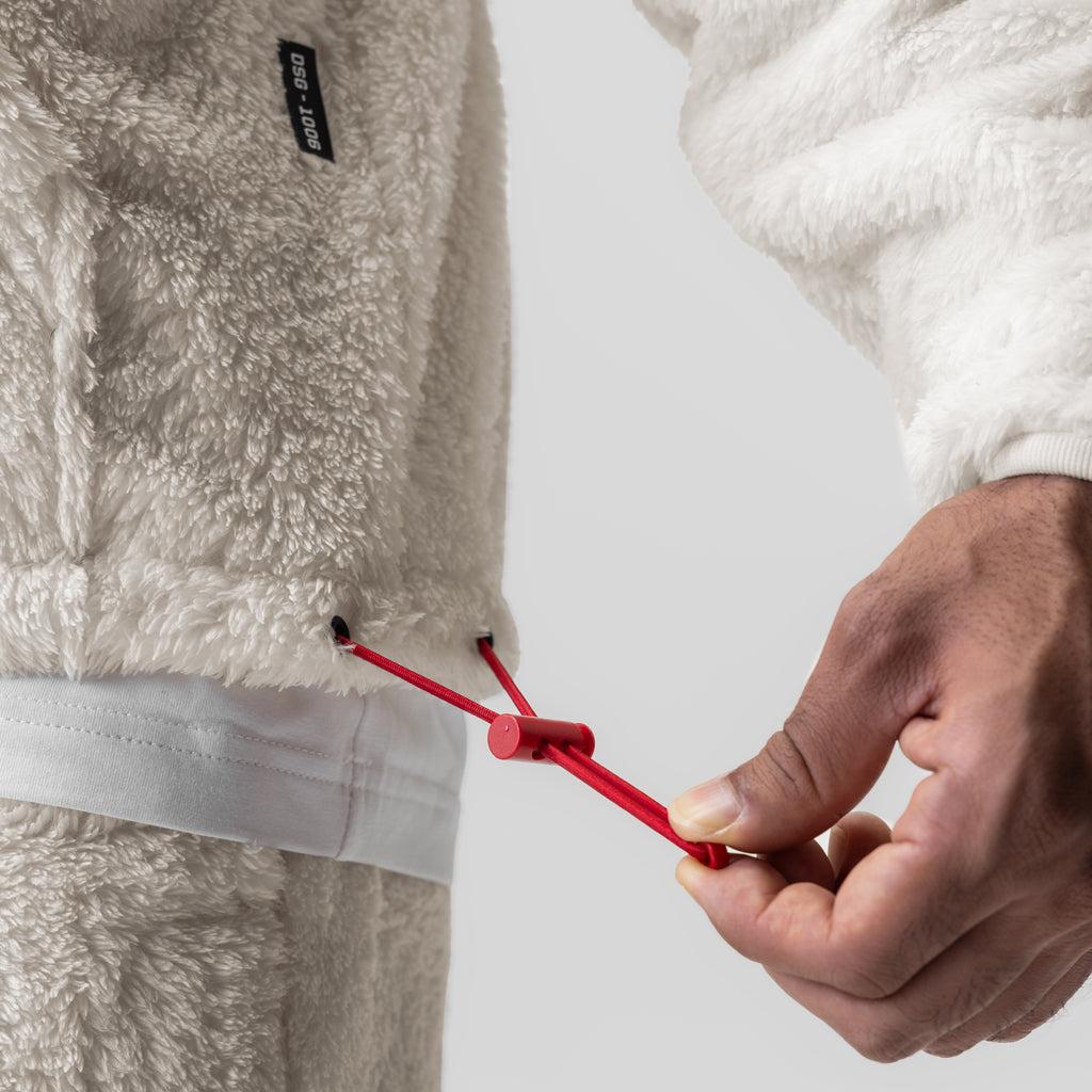 1006. Sherpa Recovery 1/2 Zip - Ivory Cream/Black Product Image